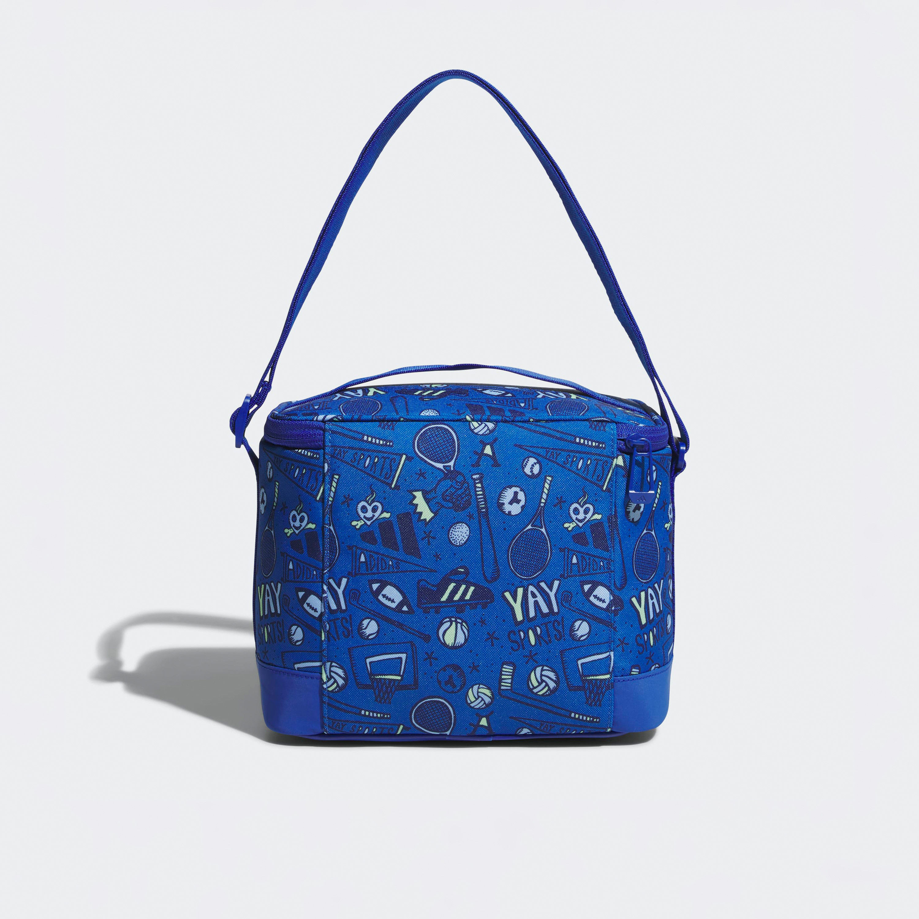 Adidas Logo Print Lunch Bag for Kids 13+ Years with Zip Closure-school-lunchessentials-lunchbags-image-6