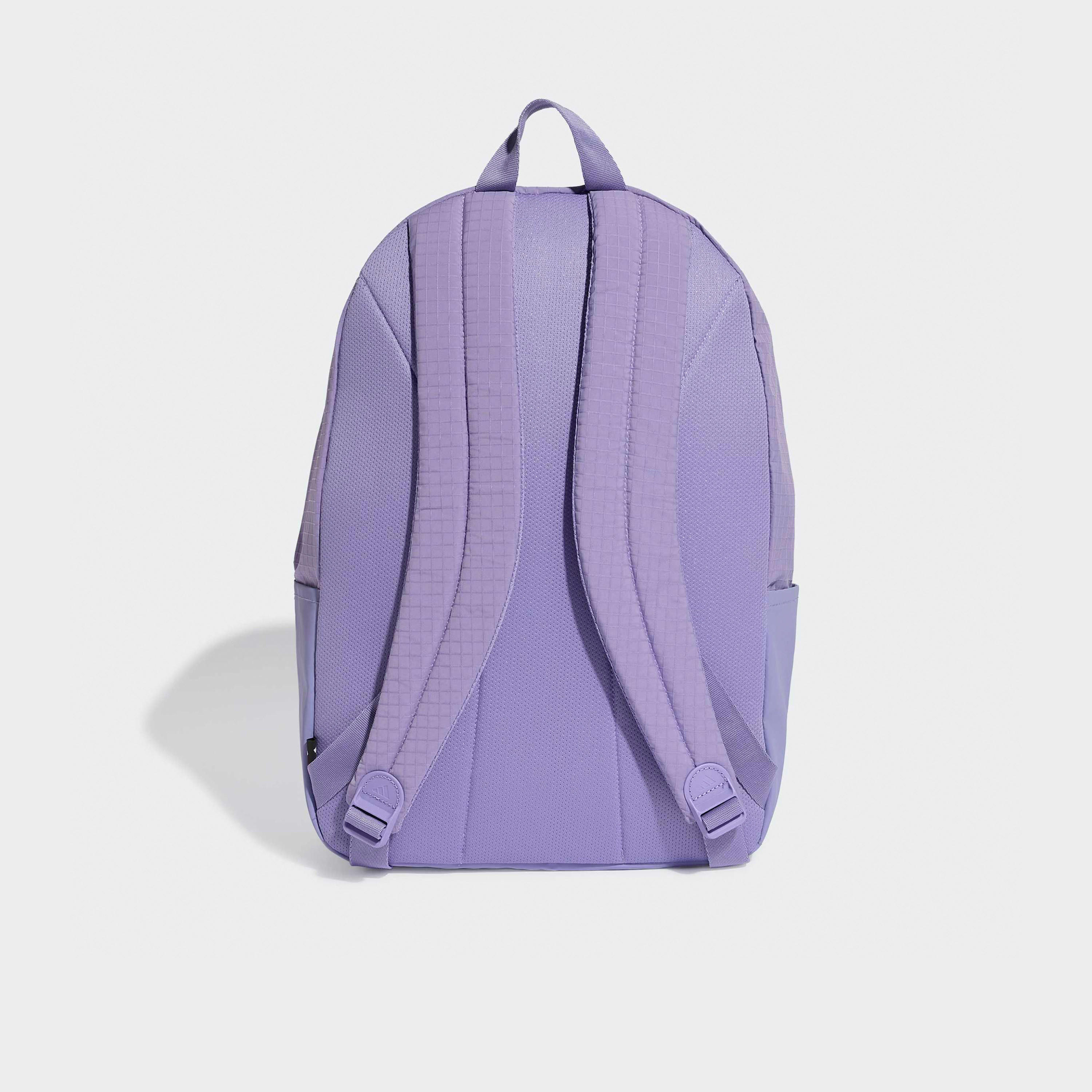 شنطة ظهر بأحزمة مبطنة وطبعات الشعار للبنات بعمر 13 سنة فأكثر من أديداس - 27 لتر-school-bagsandbackpacks-backpacks-image-6
