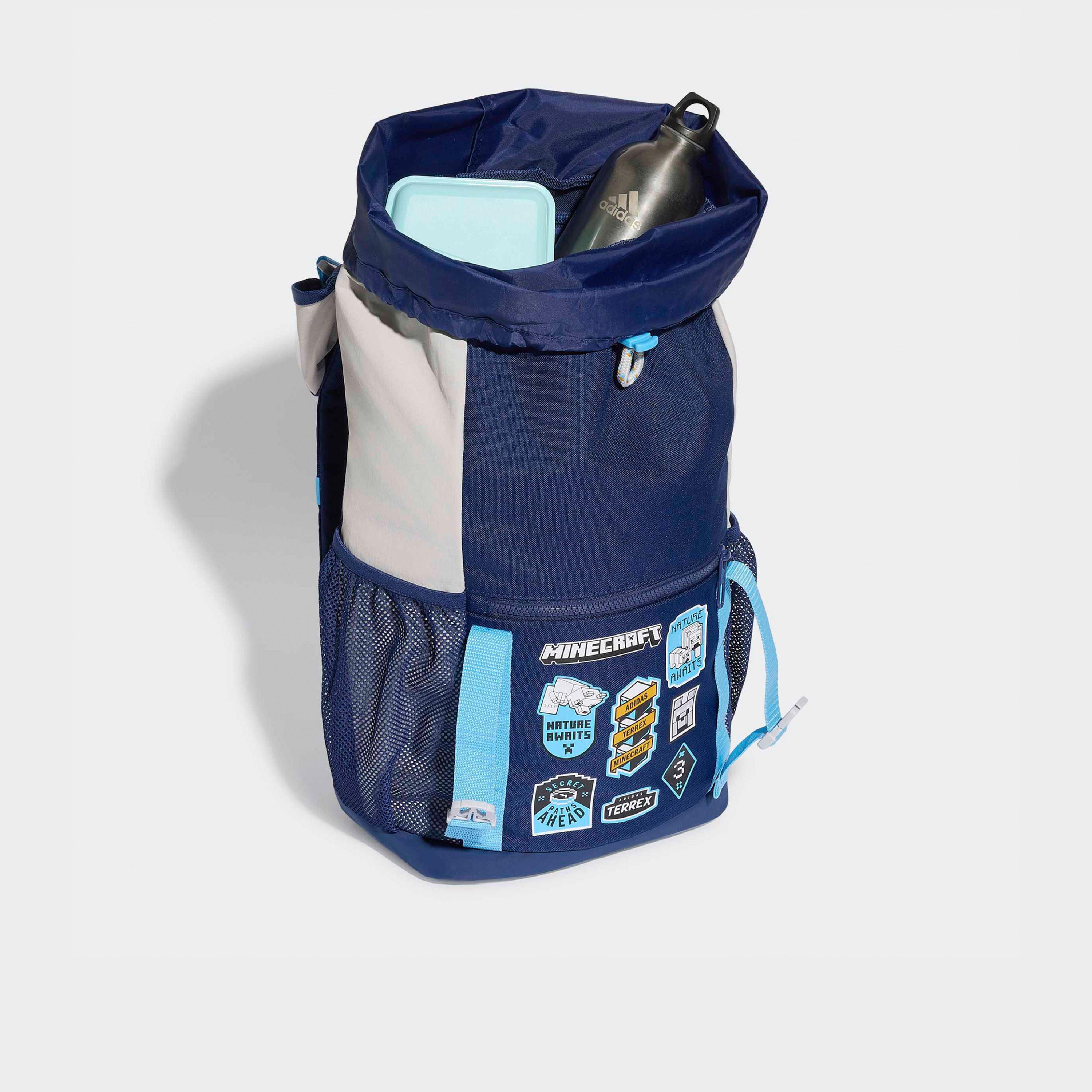 Adidas Minecraft Backpack for Kids 8-13 Years with Front Pocket - 19 L-school-bagsandbackpacks-backpacks-image-4