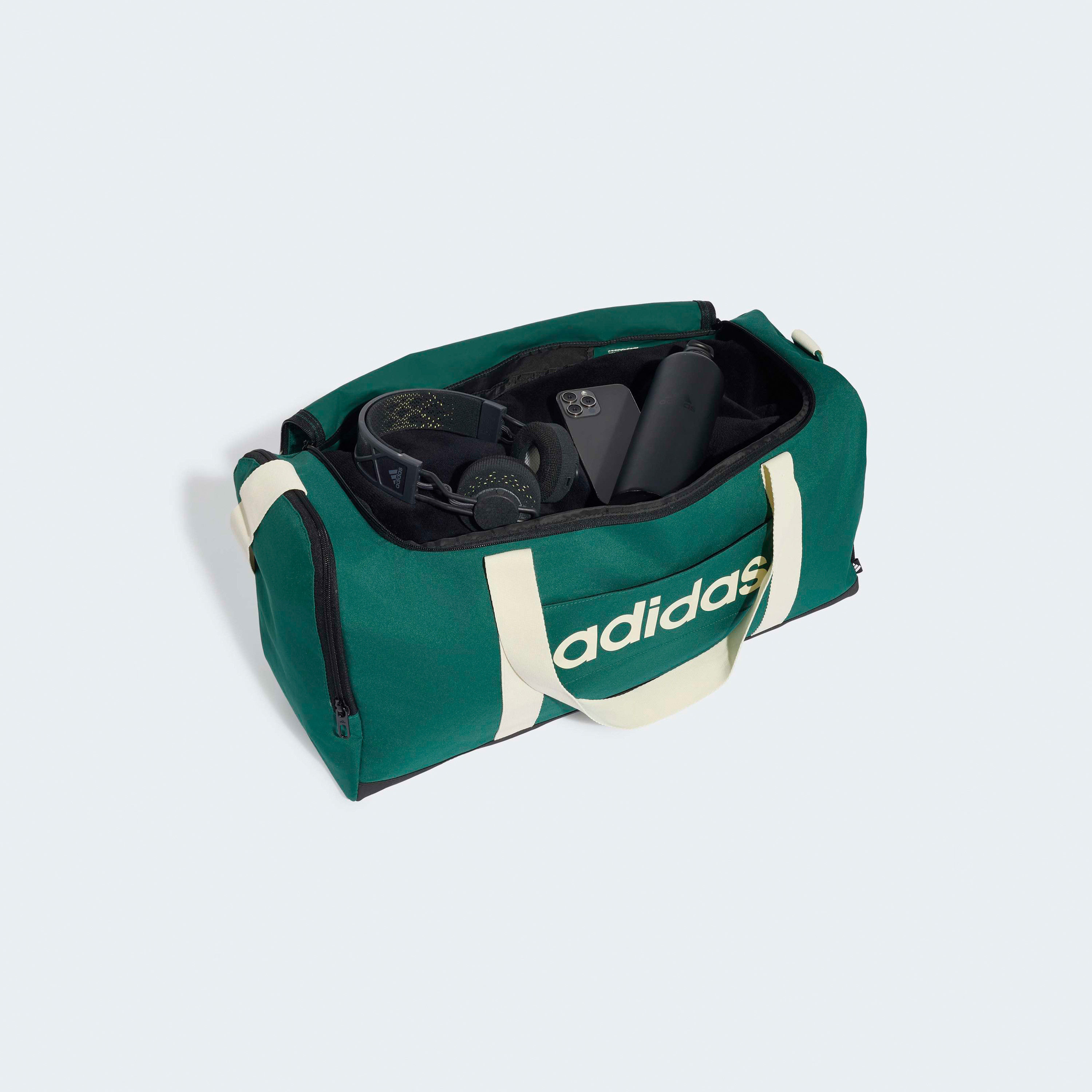 حقيبة دافل بطبعة خطية مع سحاب إغلاق من أديداس-travel-luggagesandbags-dufflebags-image-4