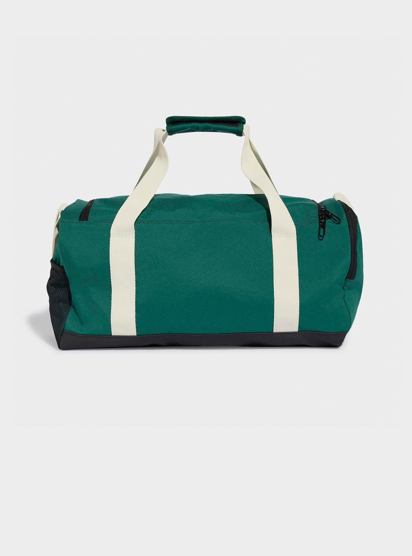 Adidas Logo Print Duffel Bag with Zip Closure and Adjustable Strap-travel-luggagesandbags-dufflebags-image-2