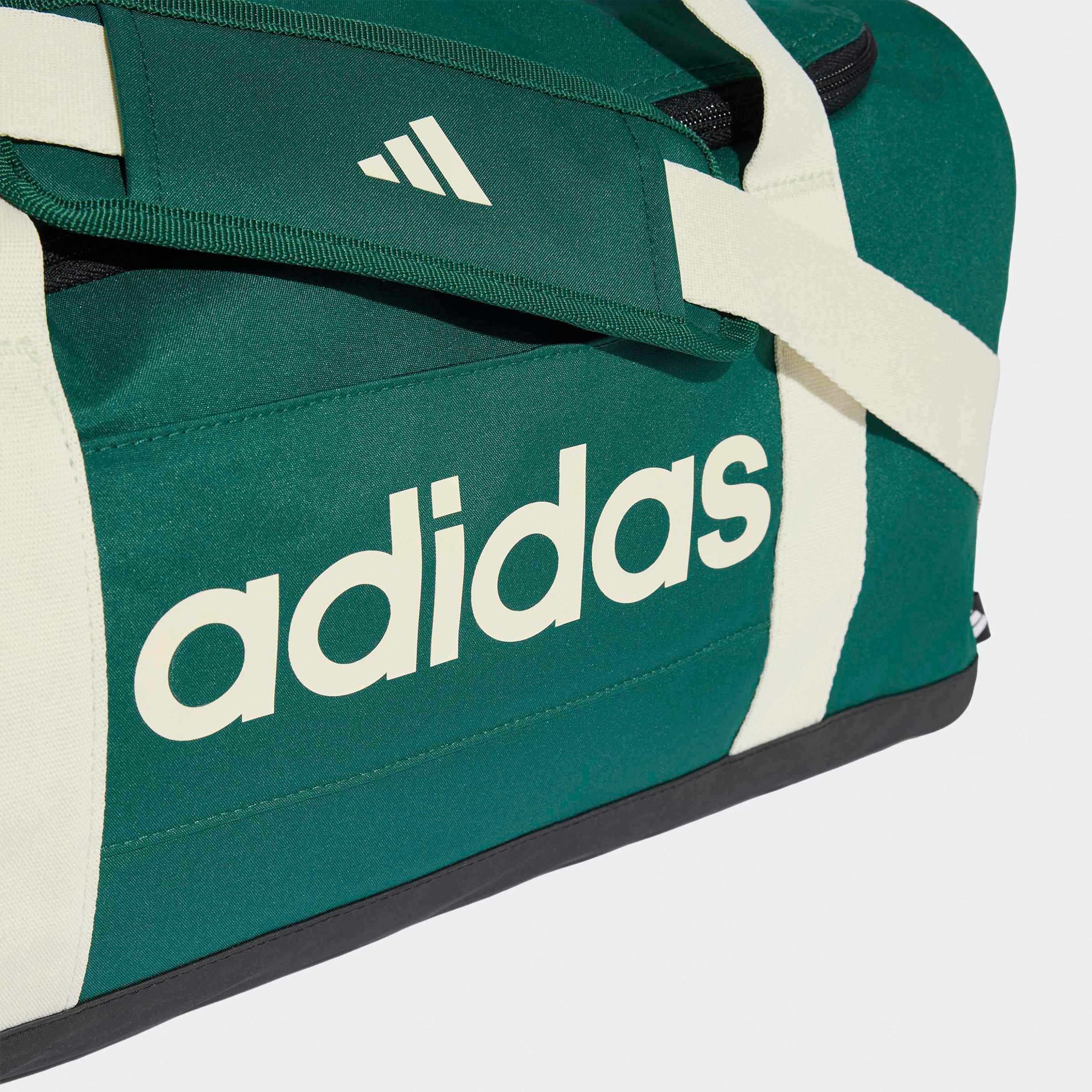Adidas Logo Print Duffel Bag with Zip Closure and Adjustable Strap-travel-luggagesandbags-dufflebags-image-6