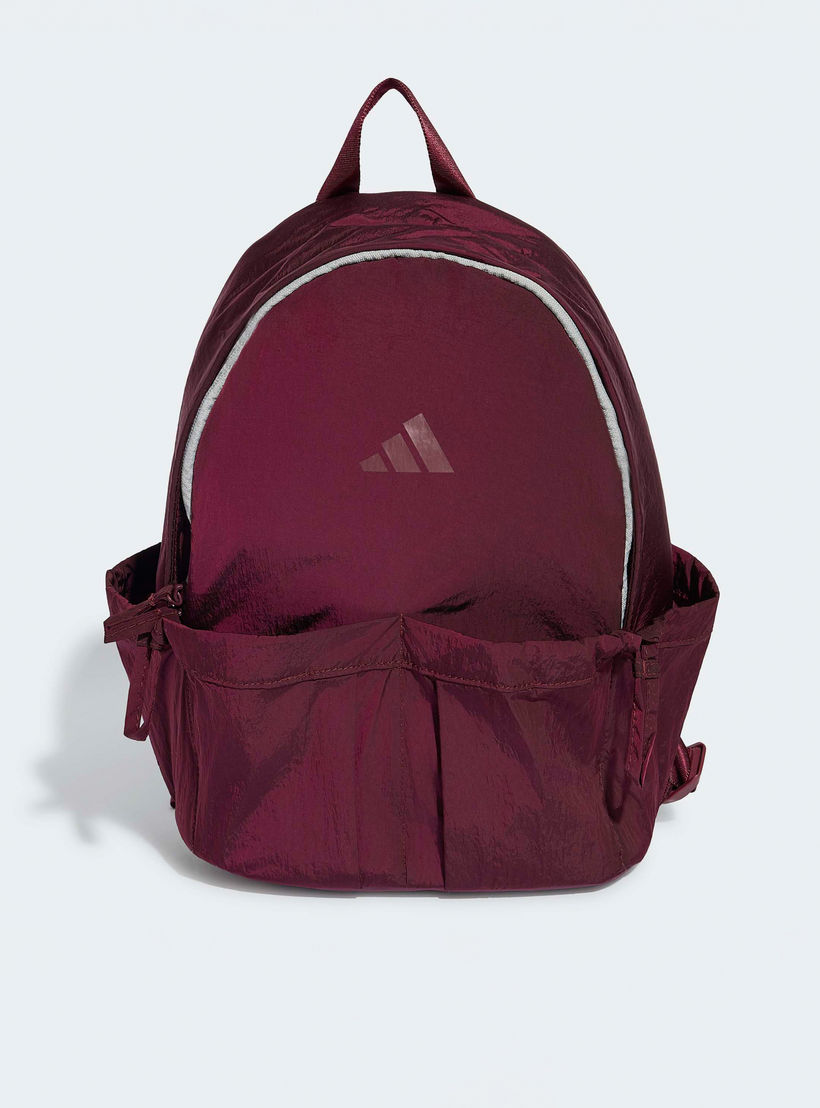 Adidas Logo Print Backpack for Girls 8-13 Years with Front Pocket - 15 L-school-bagsandbackpacks-backpacks-image-1