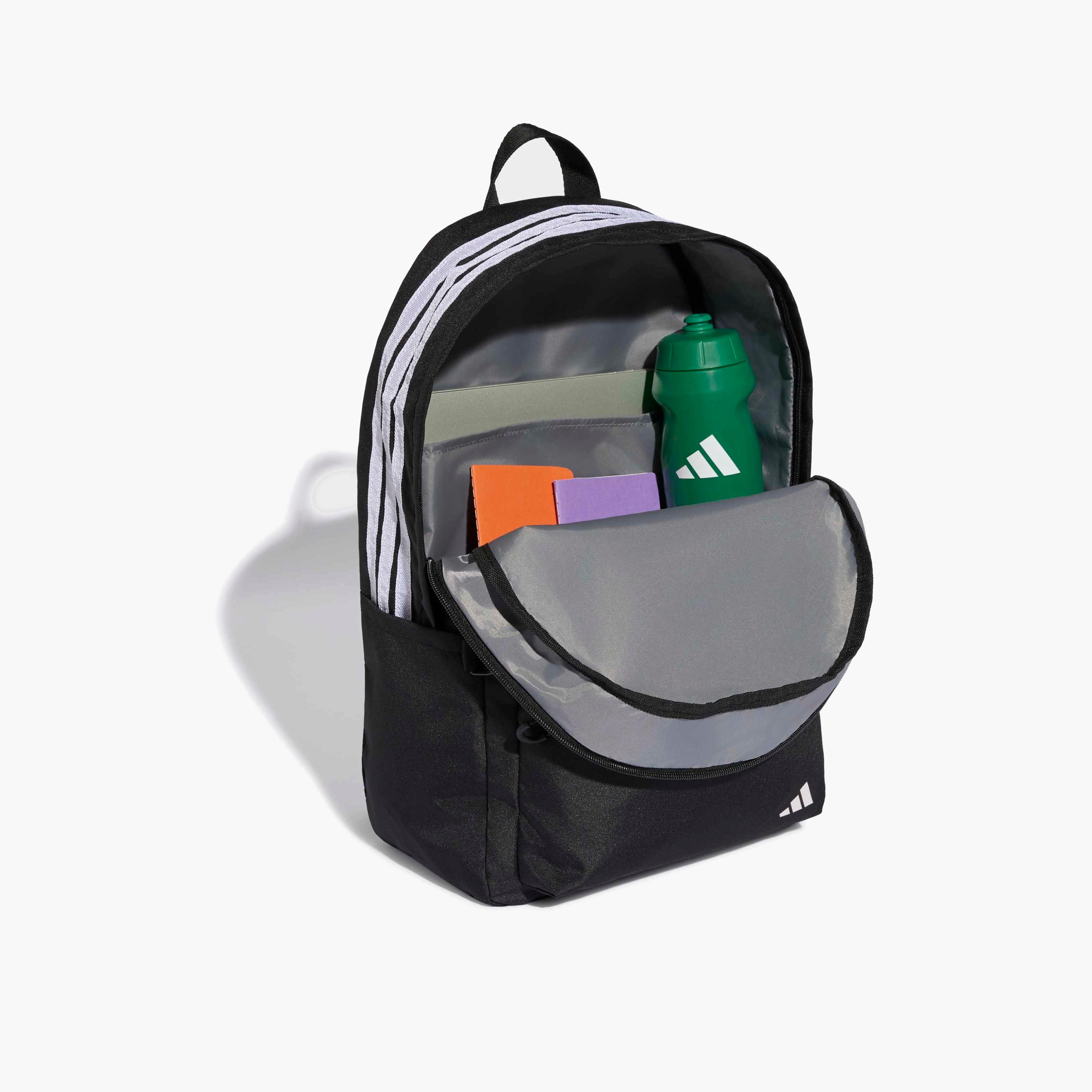 Adidas Striped Backpack for Kids 13+ Years with Laptop Compartment - 24 L-boys-accessories-bagsandbackpacks-image-4