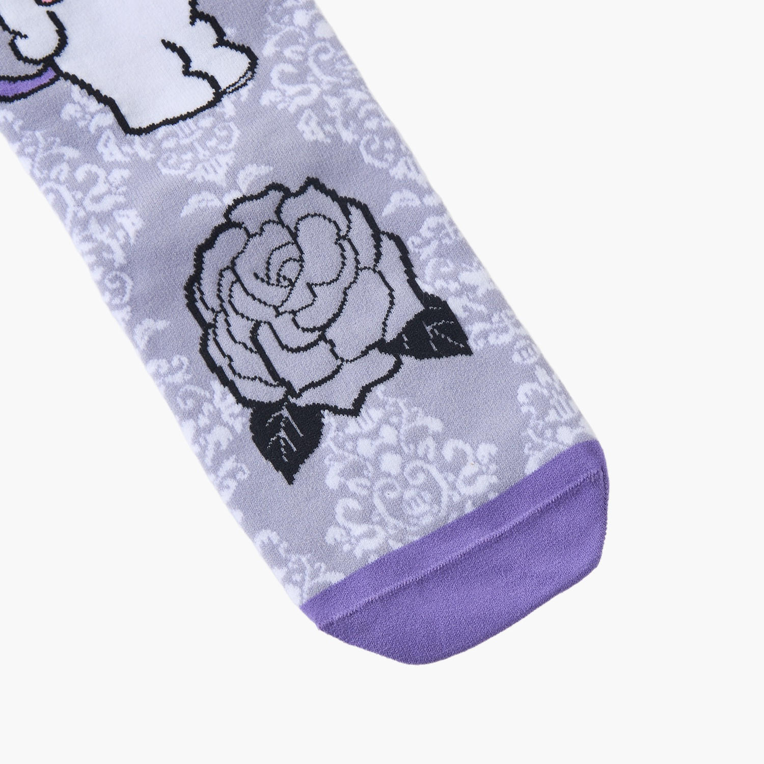Sanrio Crew Length Girls Socks with Kuromi Print-girls-accessories-socks-image-5