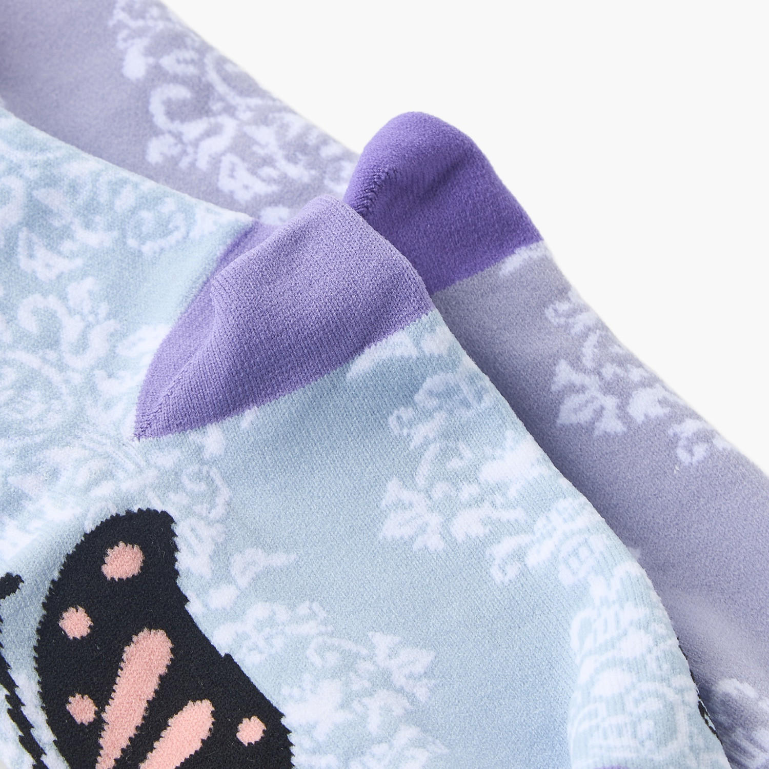 Sanrio Crew Length Girls Socks with Kuromi Print-girls-accessories-socks-image-6