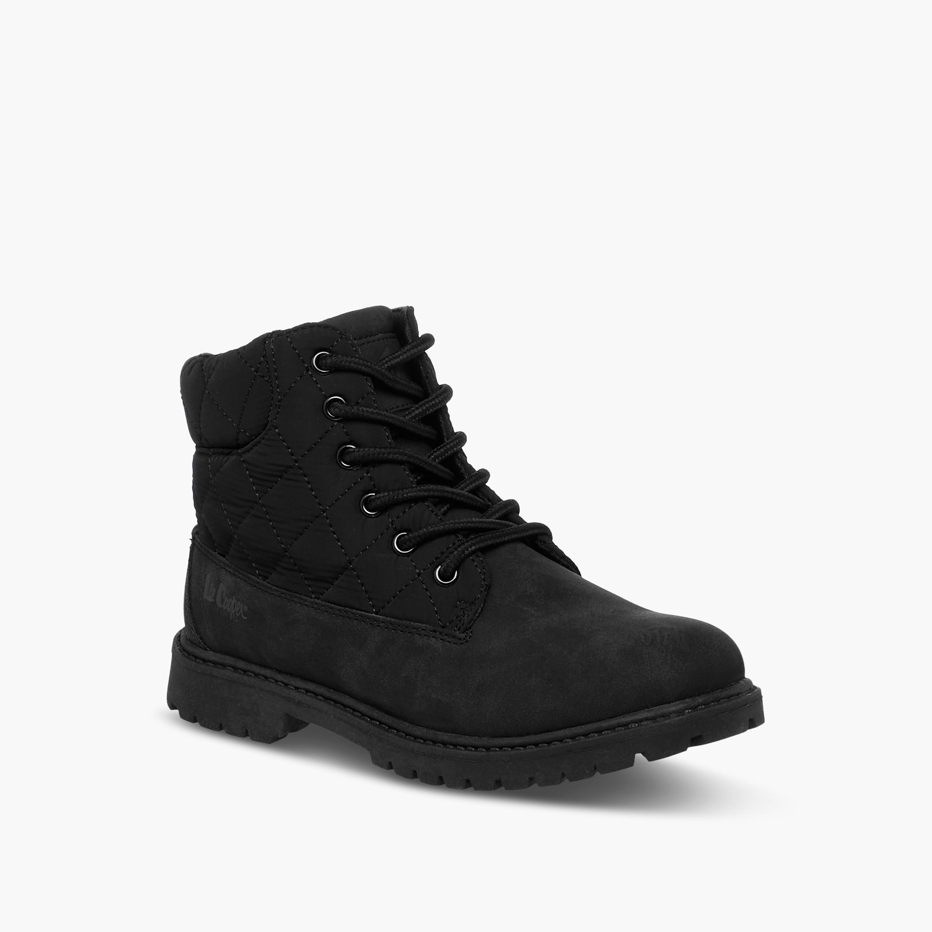 Lee Cooper Boys' Quilted Ankle Boots with Zip Closure-boys-shoes-boots-image-2