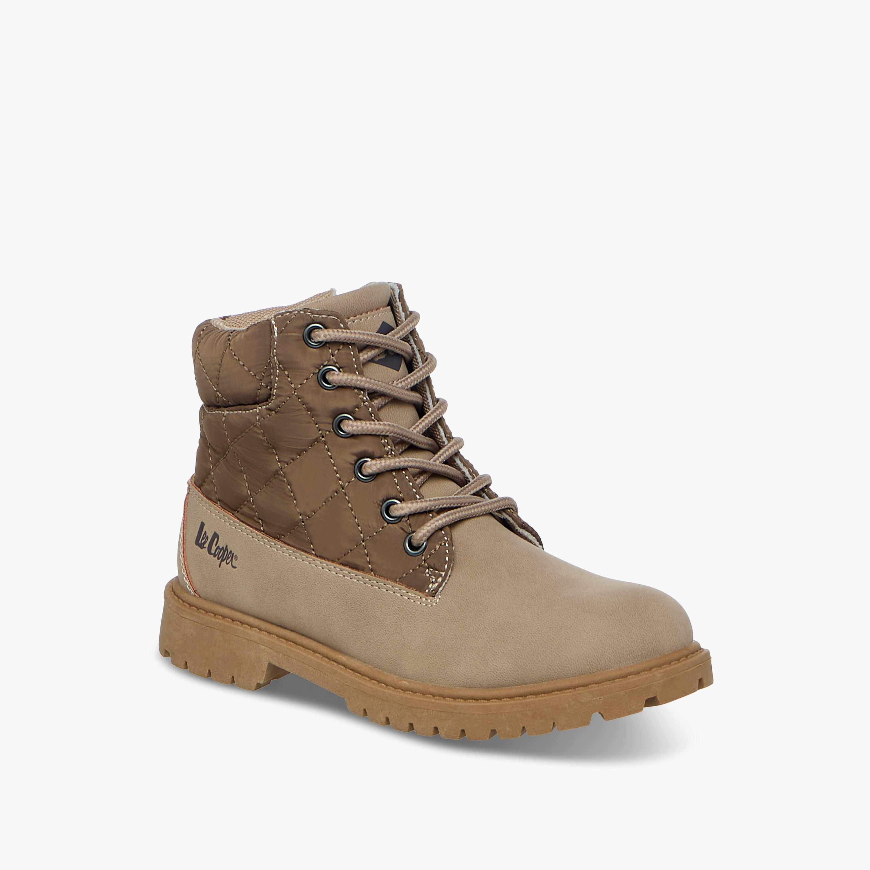 Lee Cooper Boys' Quilted Ankle Boots with Zip Closure-boys-shoes-boots-image-2