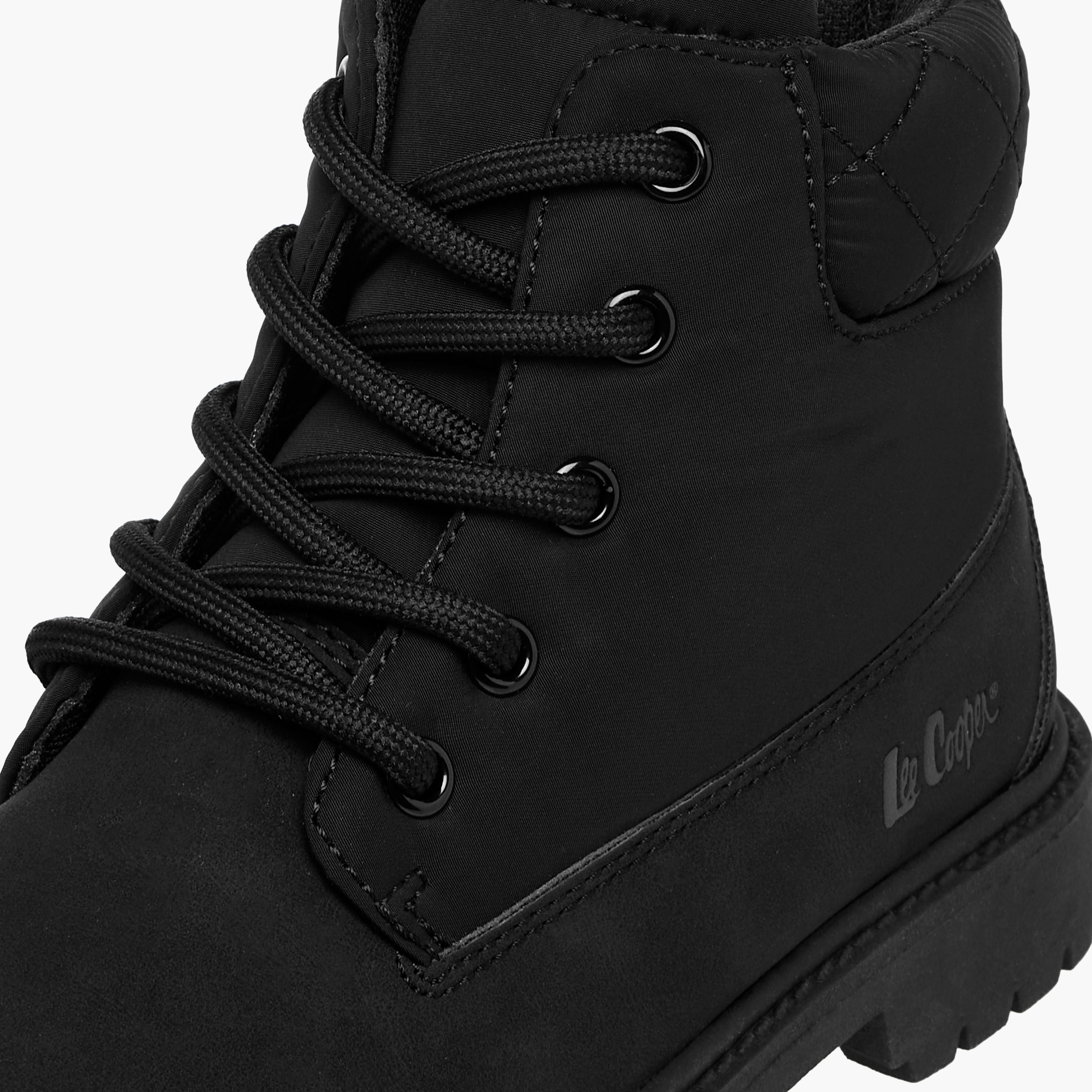 Lee Cooper Boys' Panelled Ankle Boots with Zip Closure-boys-shoes-boots-image-5