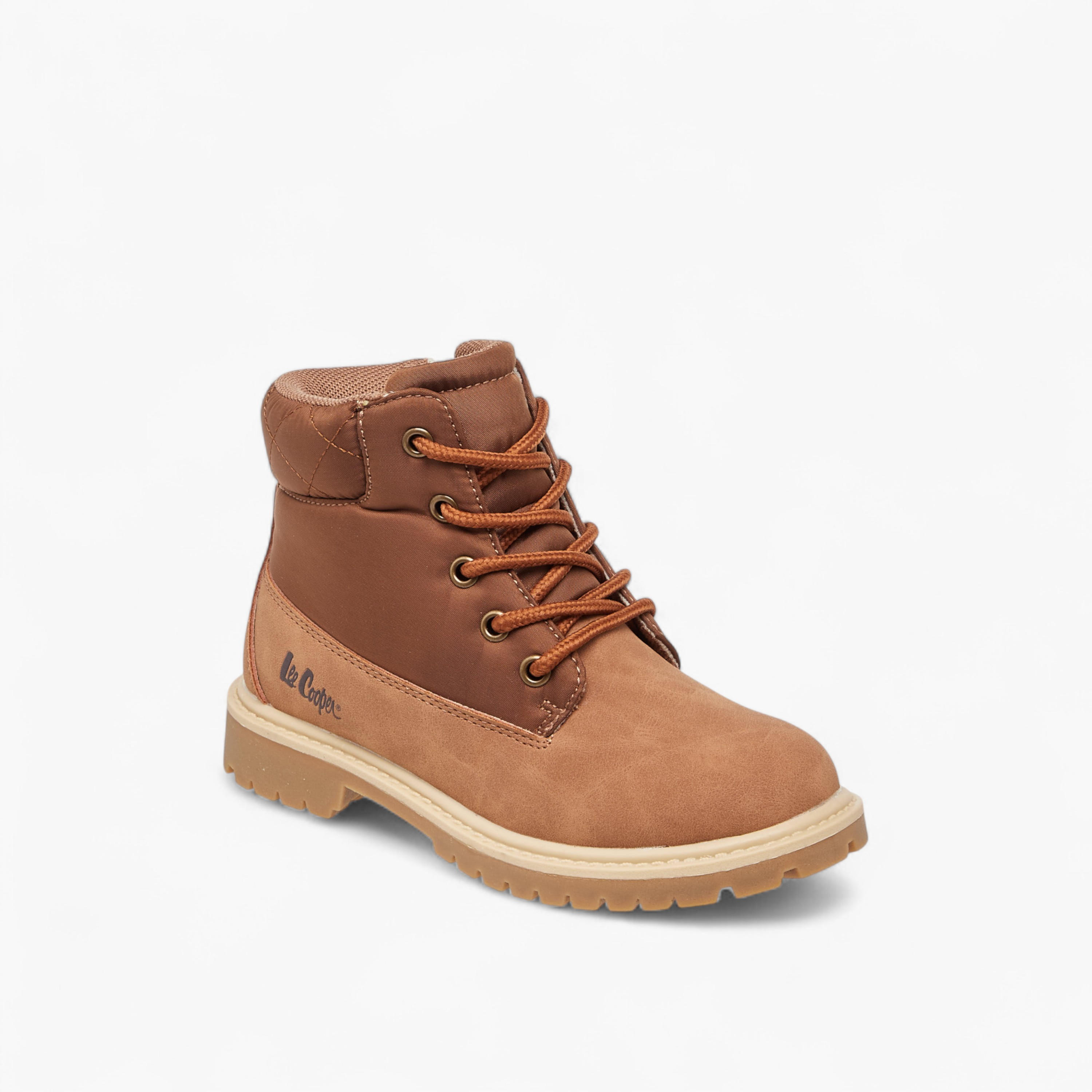 Lee Cooper Boys' Panelled Ankle Boots with Zip Closure-boys-shoes-boots-image-2