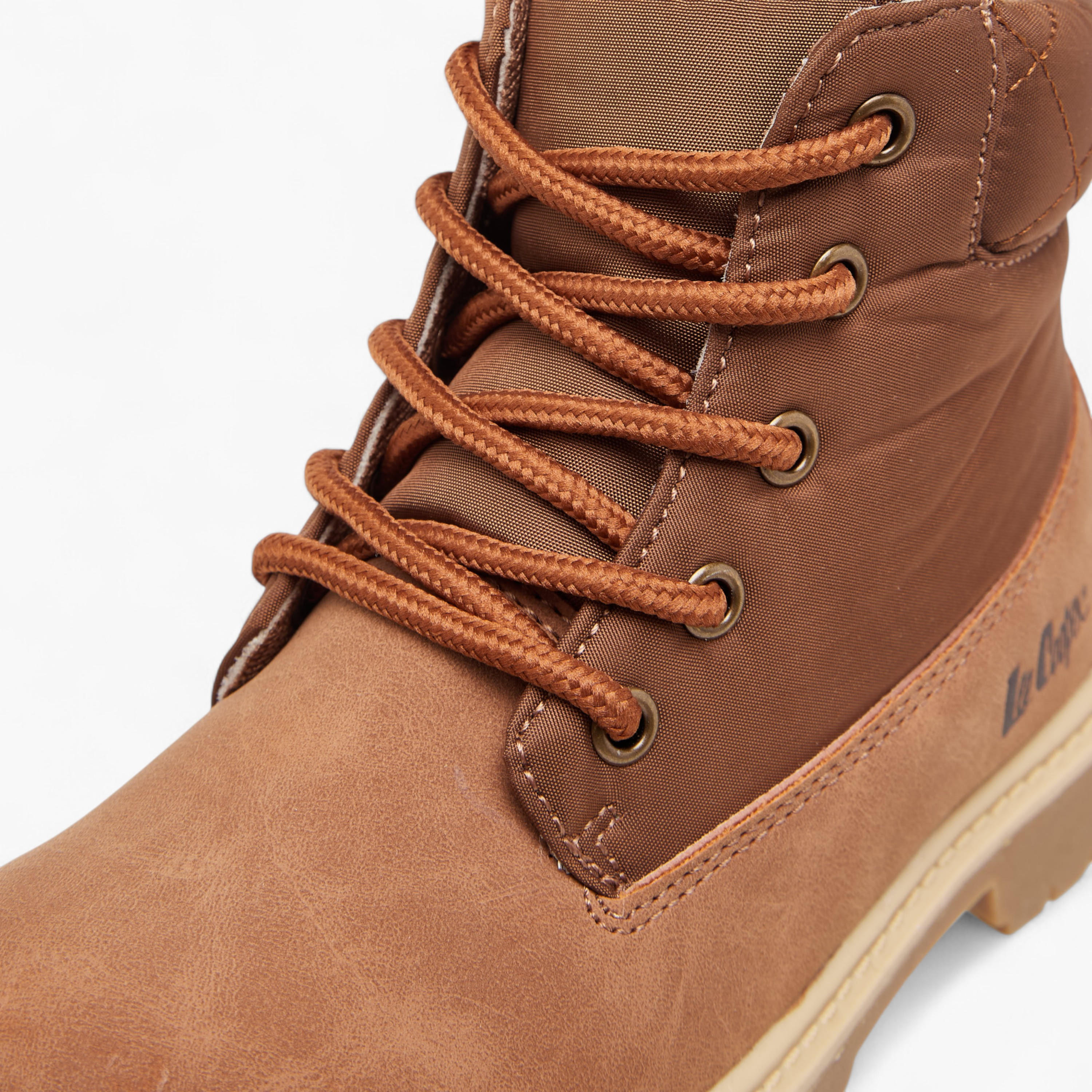 Lee Cooper Boys' Panelled Ankle Boots with Zip Closure-boys-shoes-boots-image-4