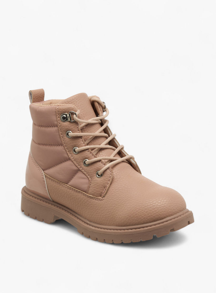 بوت طول الكاحل بسحاب للبنات من فلورا بيلا-girls-shoes-boots-image-2