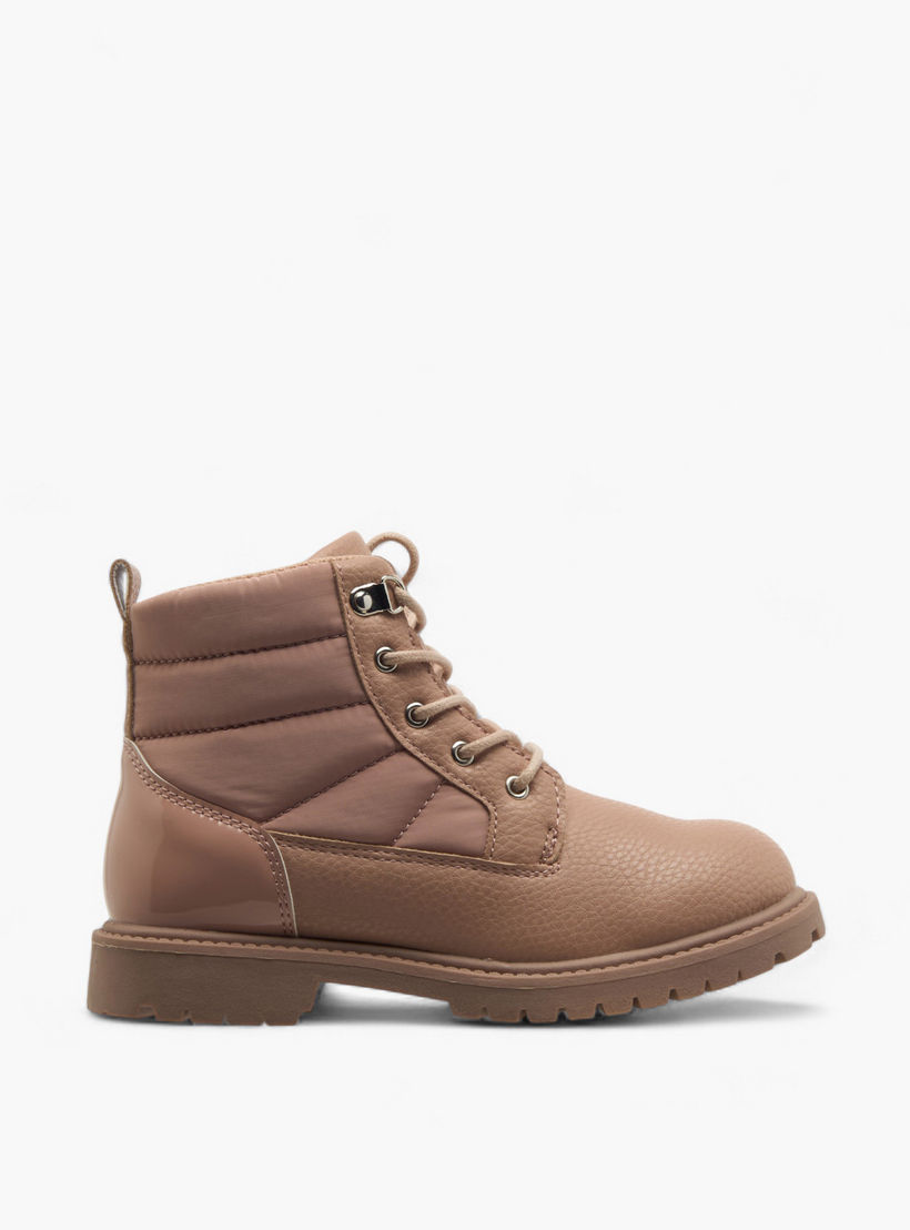 بوت طول الكاحل بسحاب للبنات من فلورا بيلا-girls-shoes-boots-image-3