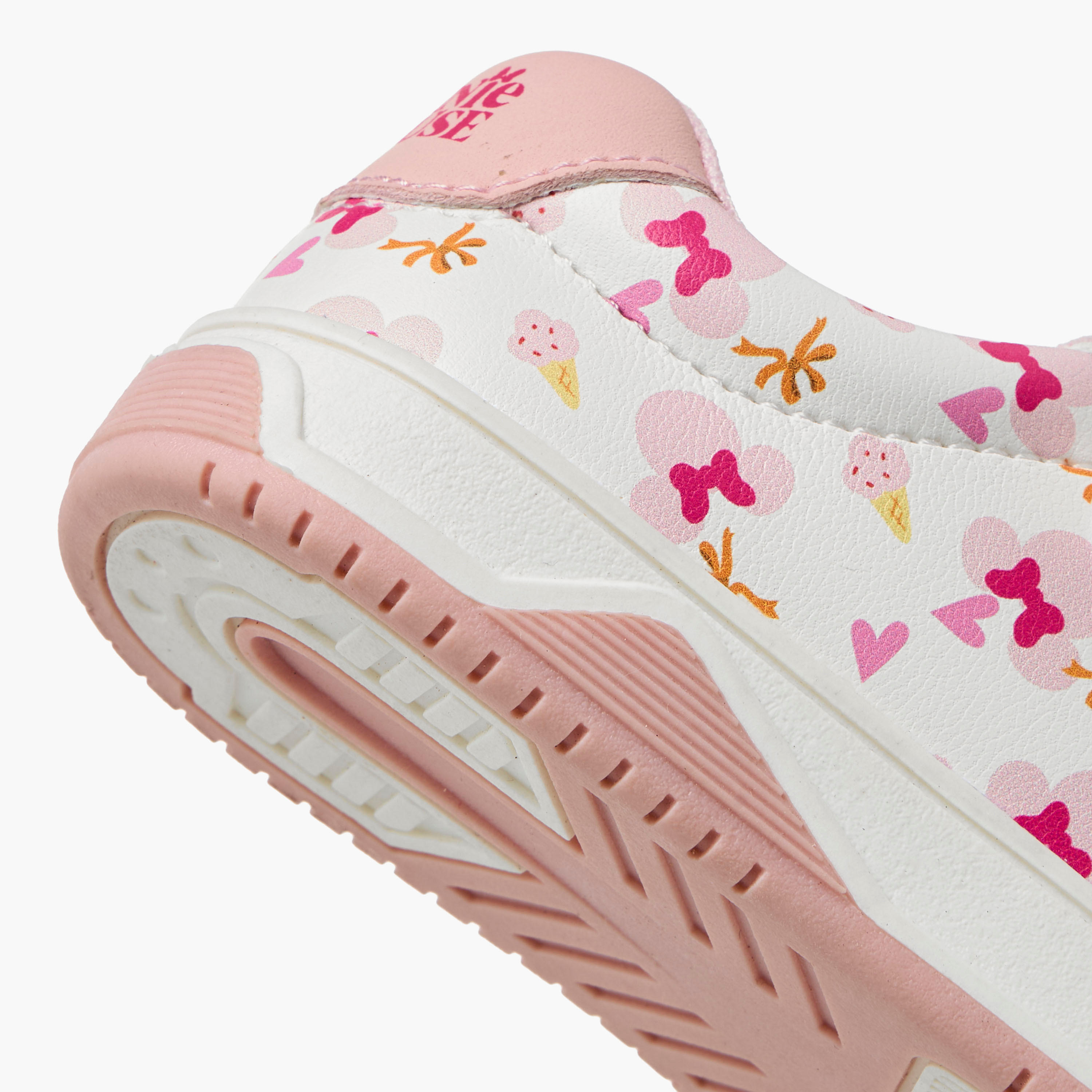 حذاء سنيكرز بشريط إغلاق لاصق وطبعات للبنات من ديزني-girls-shoes-sneakers-image-5
