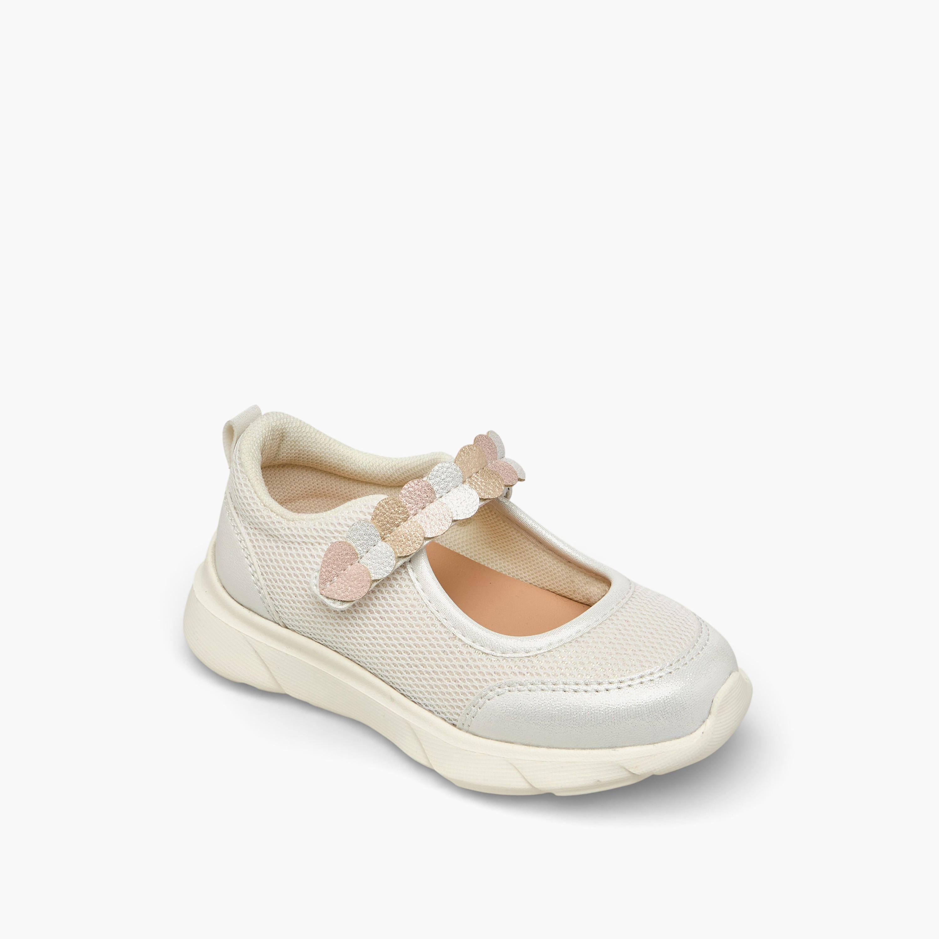 Barefeet Girls Mary Jane Shoes with Heart Detail-girls-shoes-maryjanes-image-2