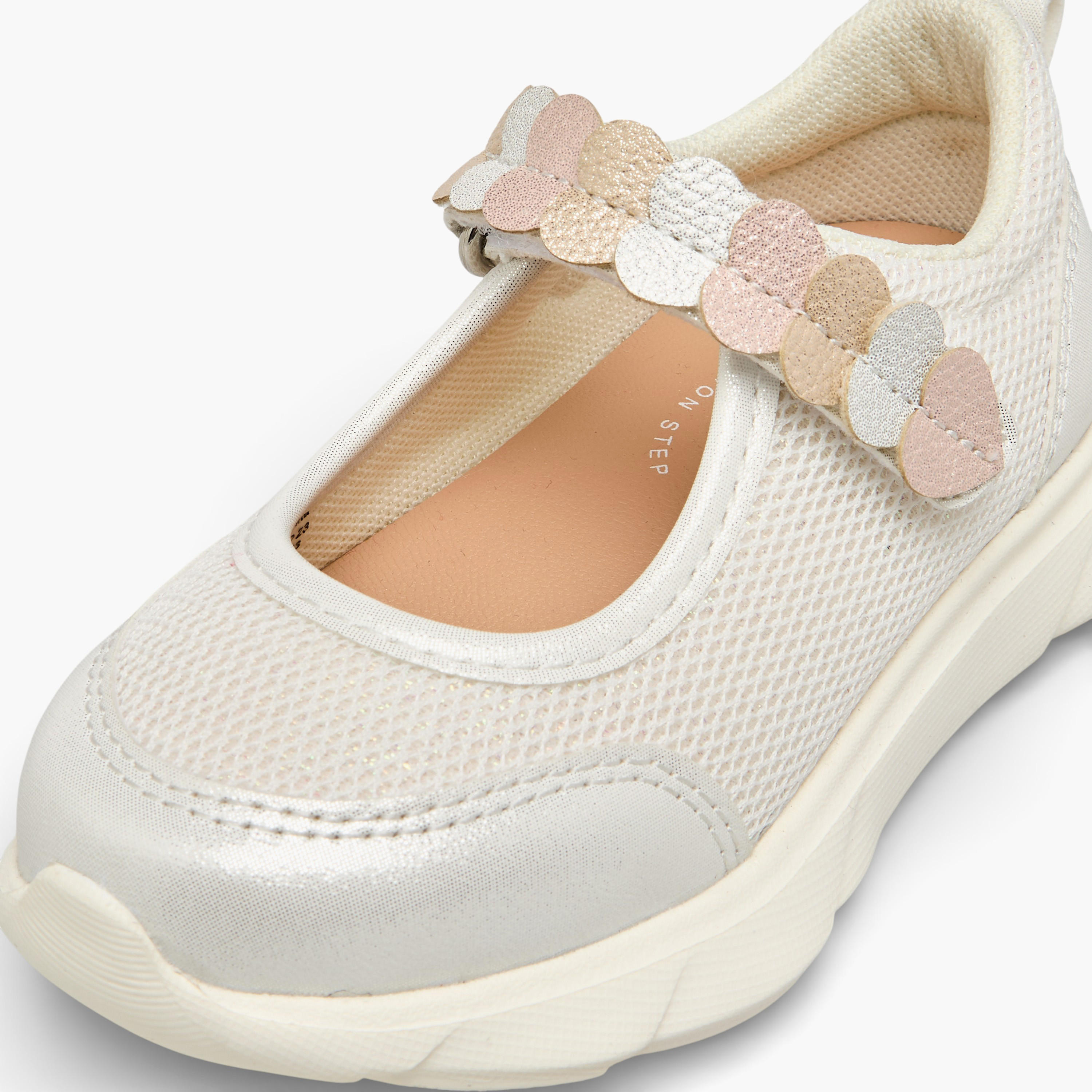 Barefeet Girls Mary Jane Shoes with Heart Detail-girls-shoes-maryjanes-image-4