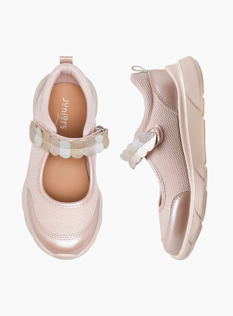 حذاء ماري جين بشريط إغلاق لاصق للبنات من جونيورز-girls-shoes-maryjanes-image-1
