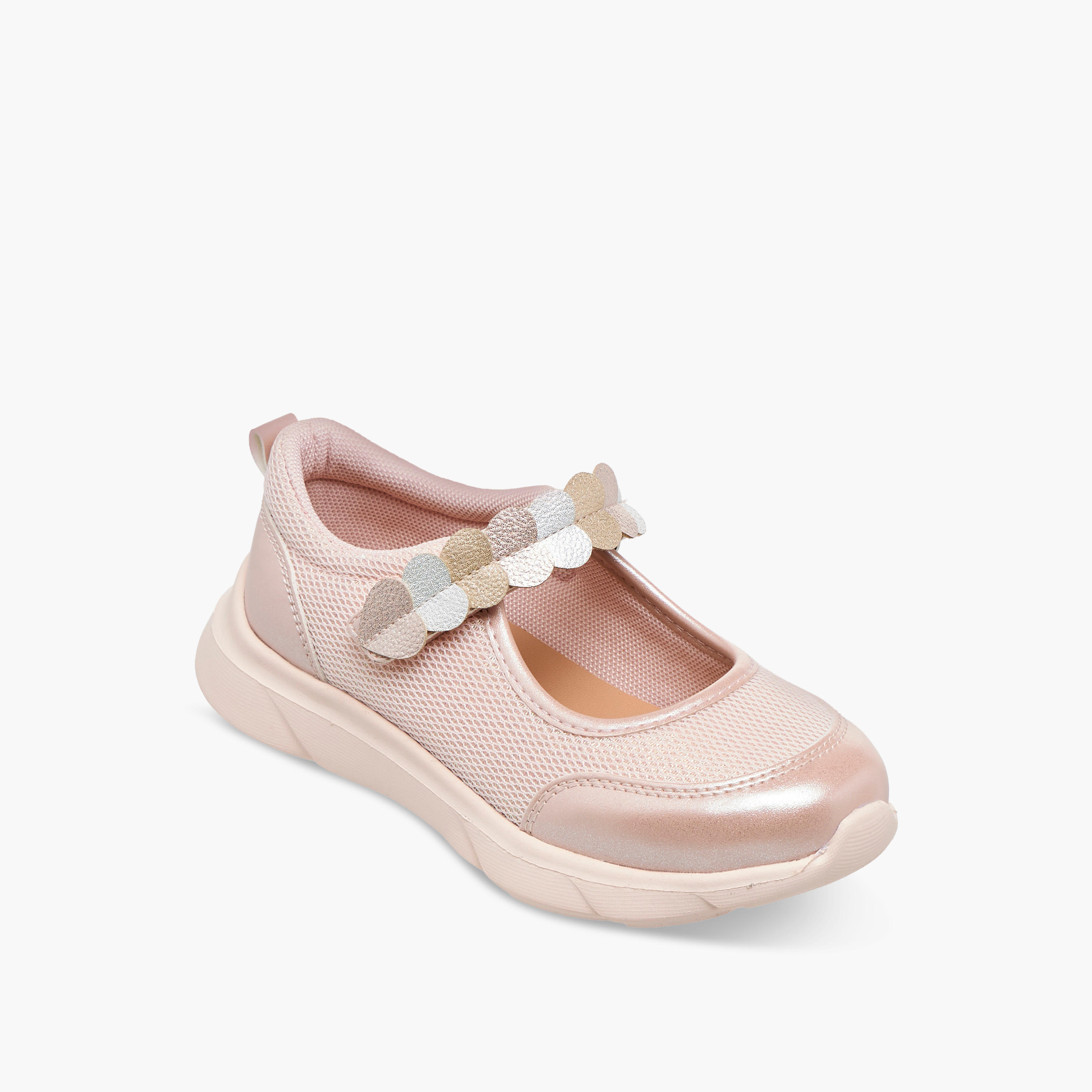 حذاء ماري جين بشريط إغلاق لاصق للبنات من جونيورز-girls-shoes-maryjanes-image-2