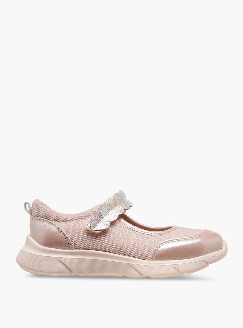 حذاء ماري جين بشريط إغلاق لاصق للبنات من جونيورز-girls-shoes-maryjanes-image-3