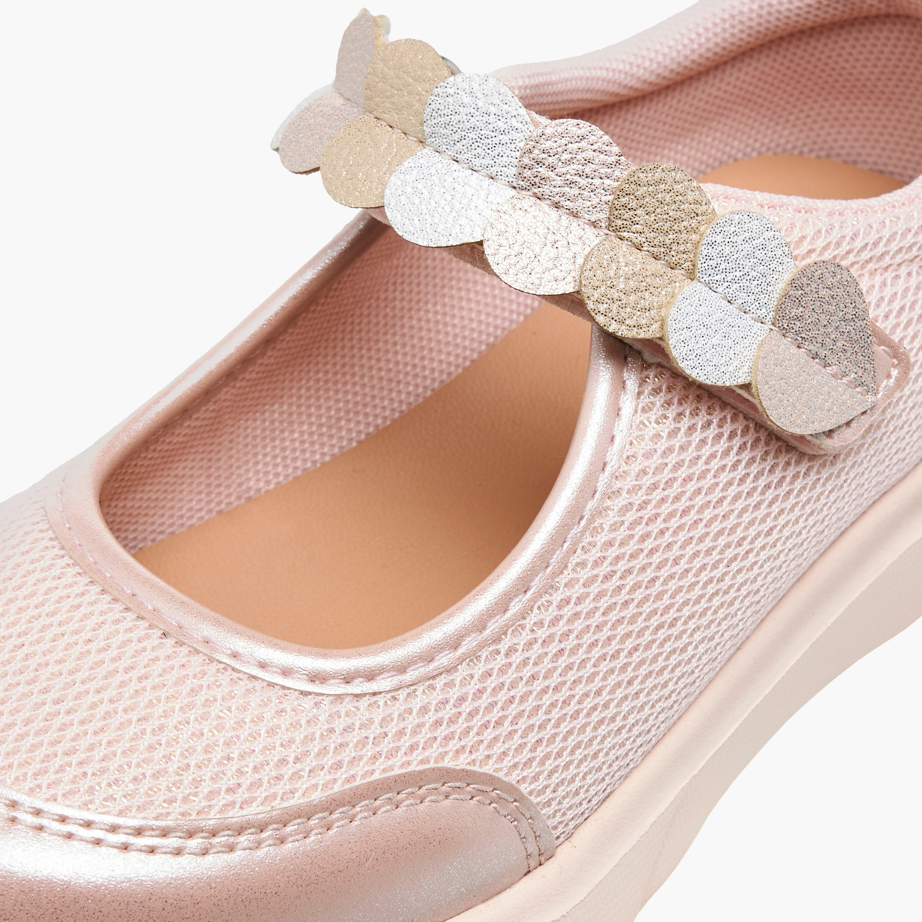 حذاء ماري جين بشريط إغلاق لاصق للبنات من جونيورز-girls-shoes-maryjanes-image-4