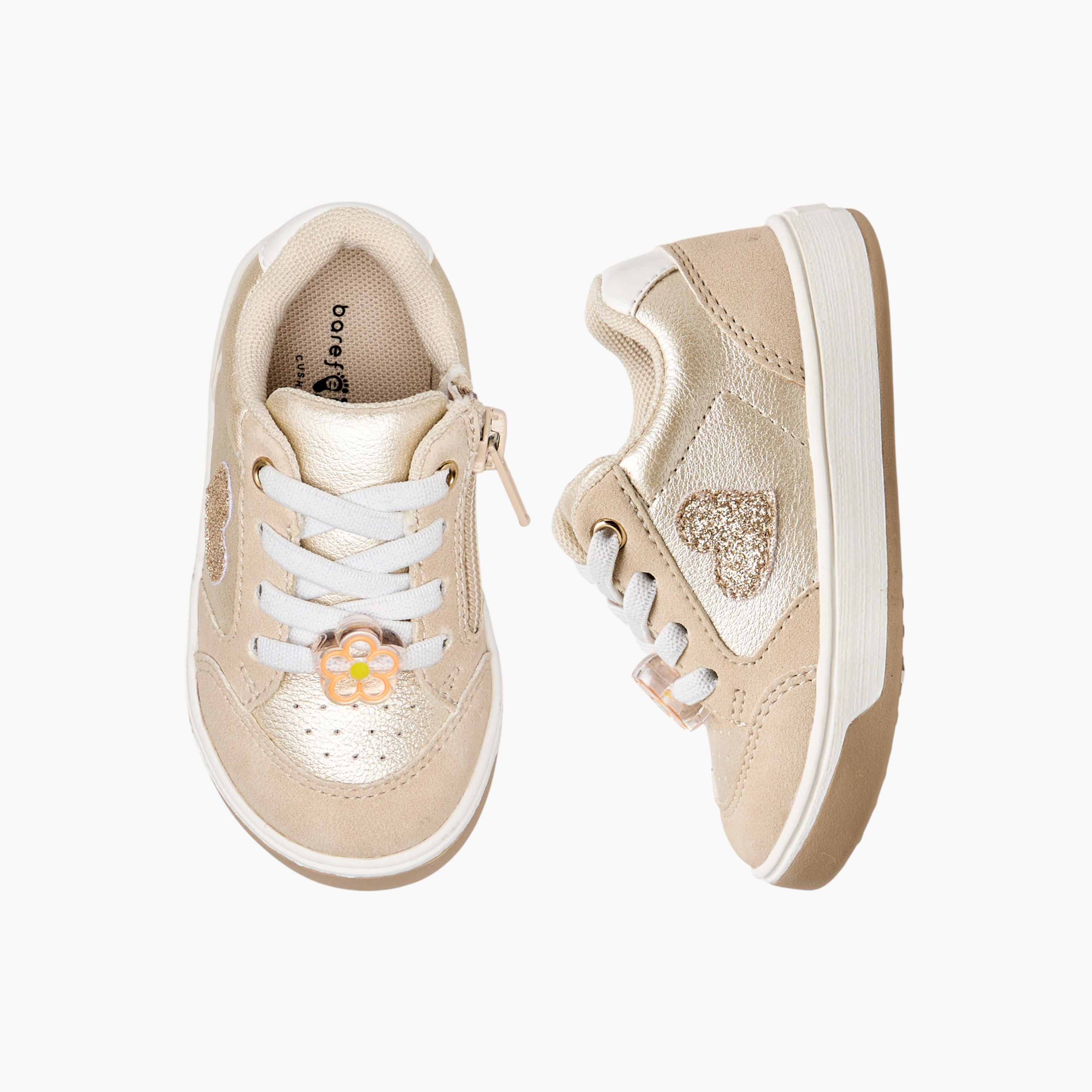 حذاء سنيكرز بتفاصيل قلب للبنات من بيرفيت-girls-shoes-sneakers-image-1
