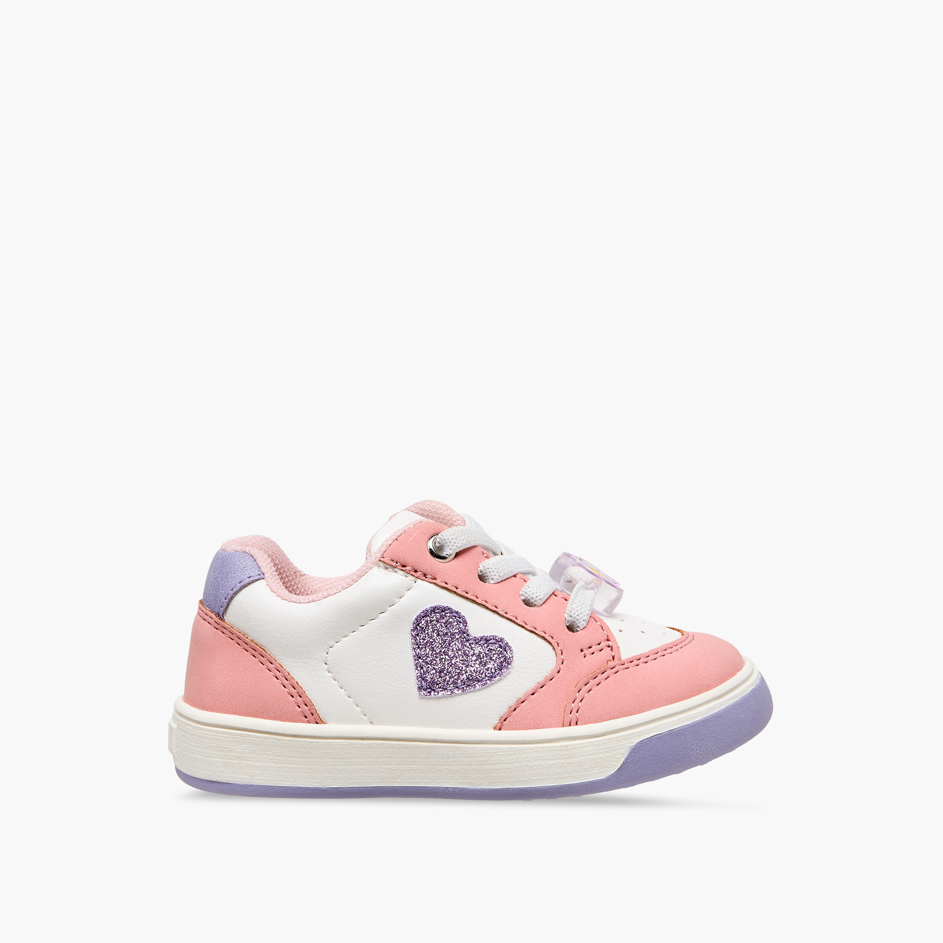 حذاء سنيكرز بتفاصيل قلب للبنات من بيرفيت-girls-shoes-sneakers-image-3