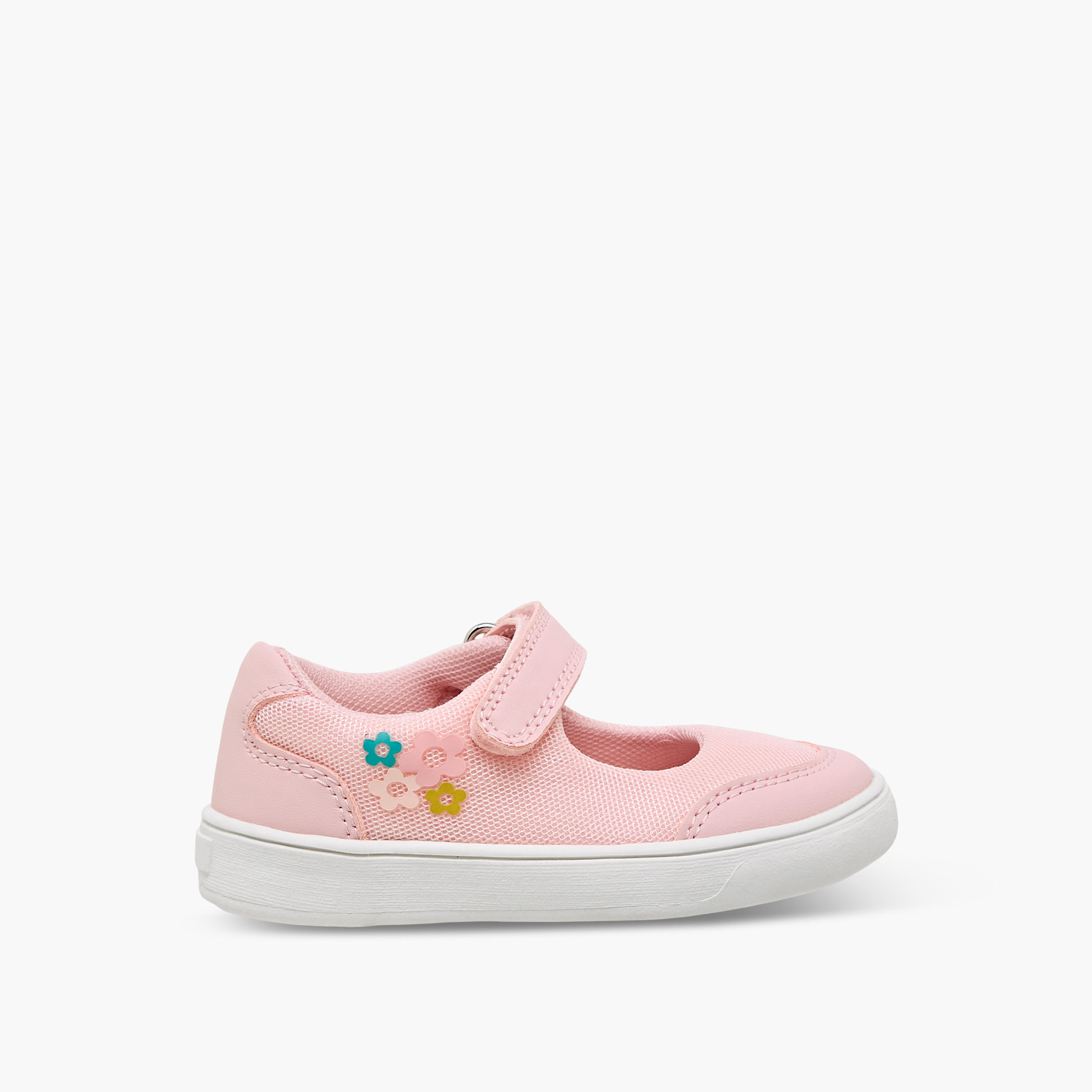 حذاء ماري جين بشريط لاصق للبنات من بيرفيت-girls-shoes-maryjanes-image-3