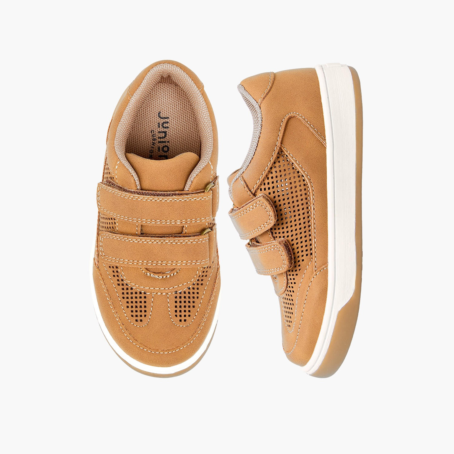 حذاء سنيكرز بشريط إغلاق لاصق للأولاد من جونيورز-boys-shoes-sneakers-image-1