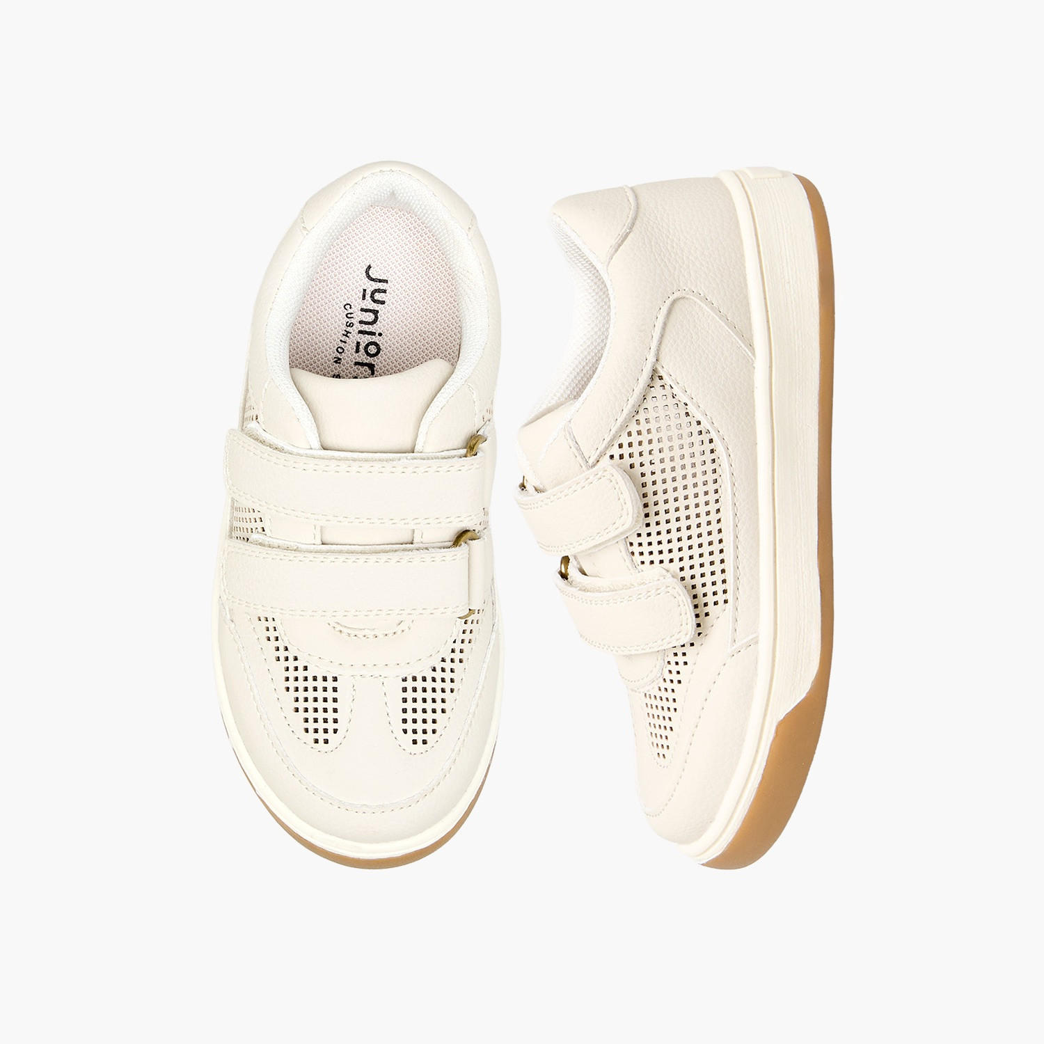 Juniors Boys Hook & Loop Ankle Sneakers-boys-shoes-sneakers-image-1