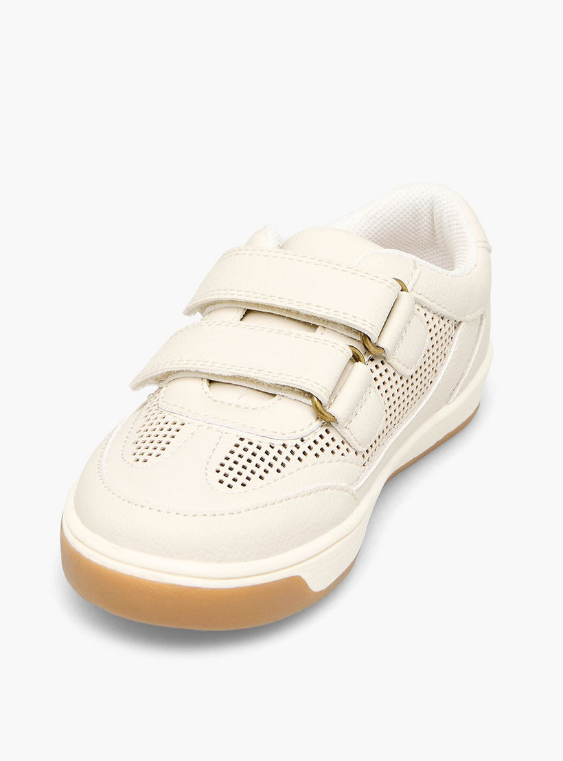 Juniors Boys Hook & Loop Ankle Sneakers-boys-shoes-sneakers-image-4