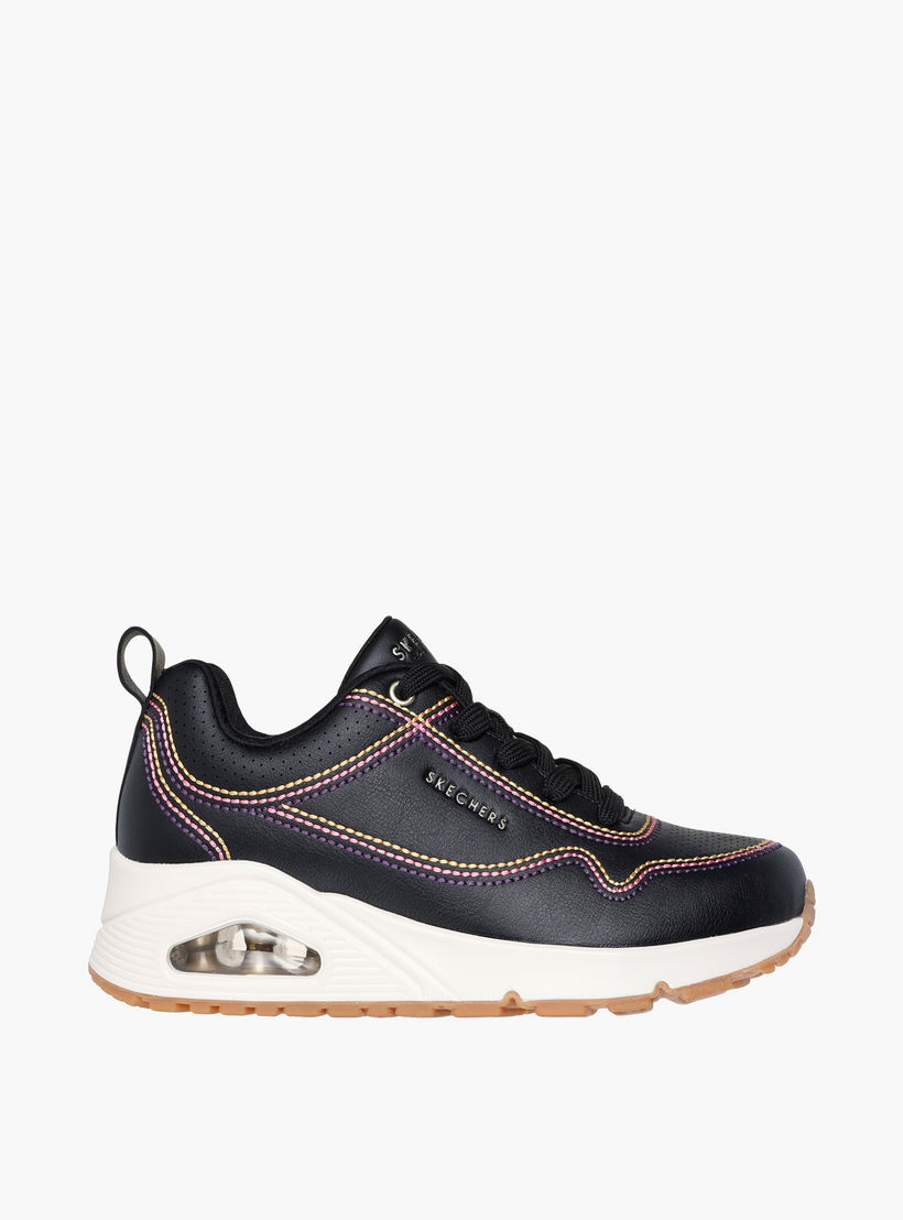 Skechers Women UNO Lace-Up Ankle Sneakers-women-shoes-sneakers-image-5