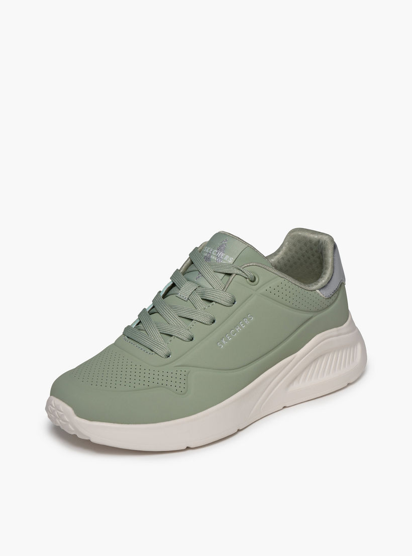 Skechers Women UNO LITE Lace-Up Ankle Sneakers-sports-women-shoes-image-4