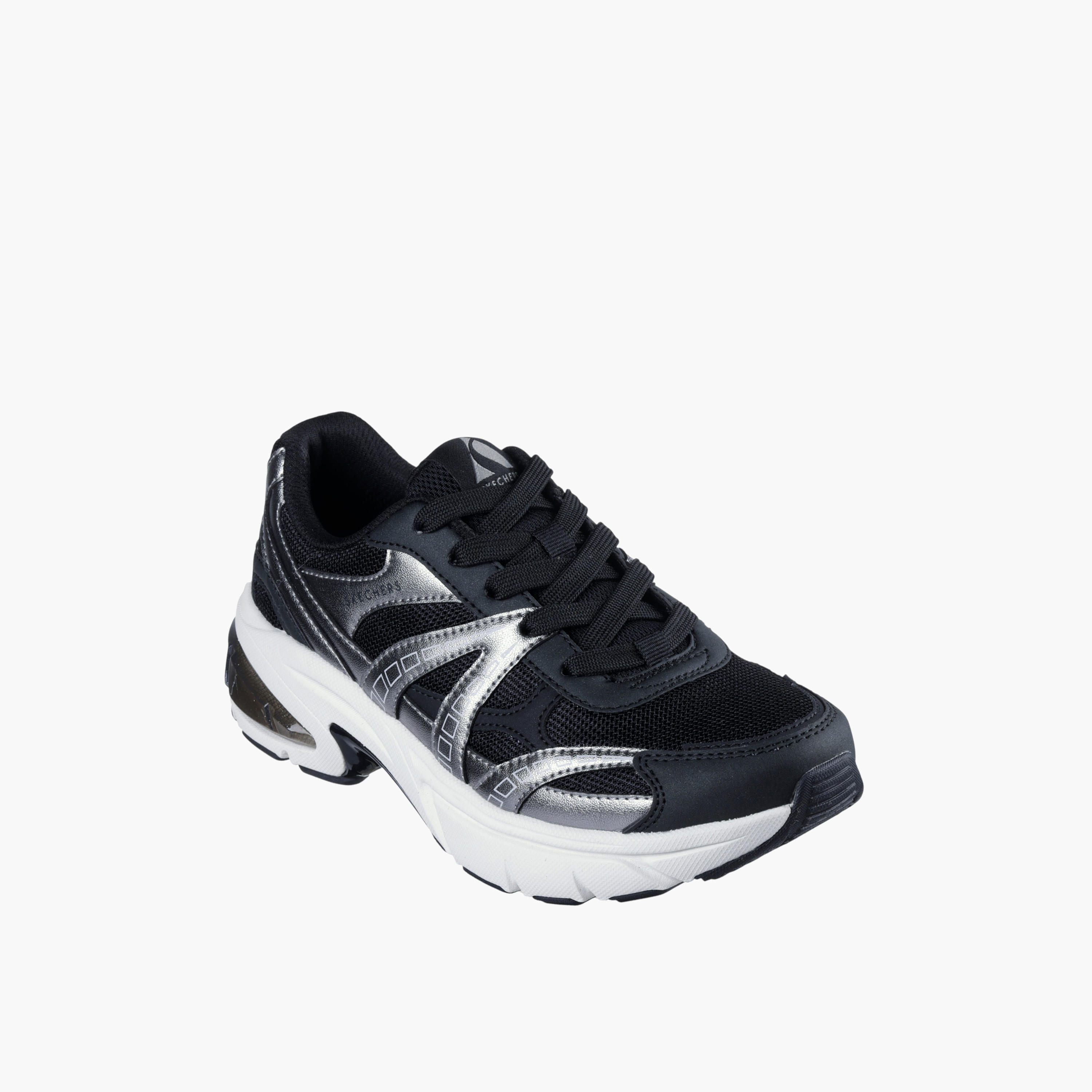 Skechers Women SKECHERS SHADOW Panelled Lace-Up Sports Shoes-women-shoes-sports-image-1