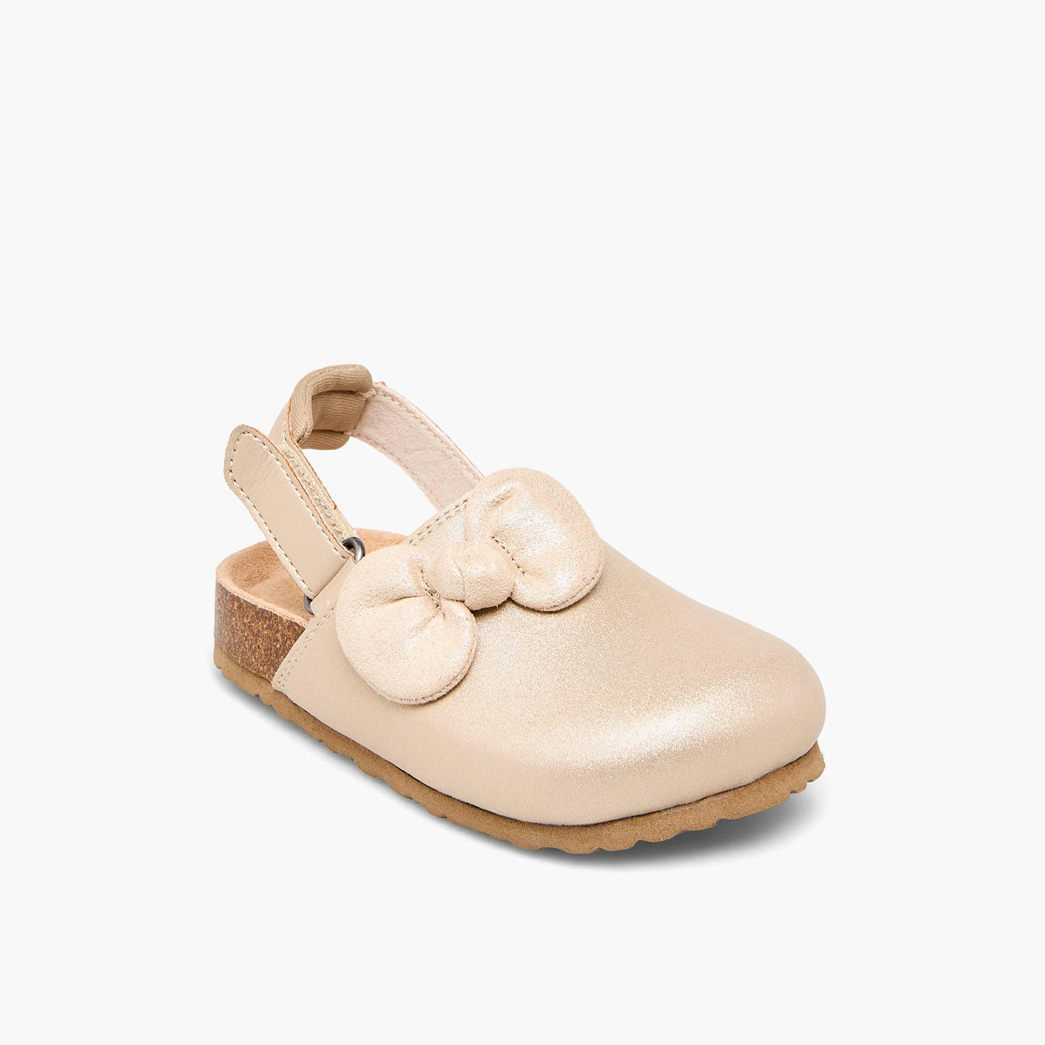 Barefeet Girls Hook & Loop Mules-girls-shoes-sandals-image-2