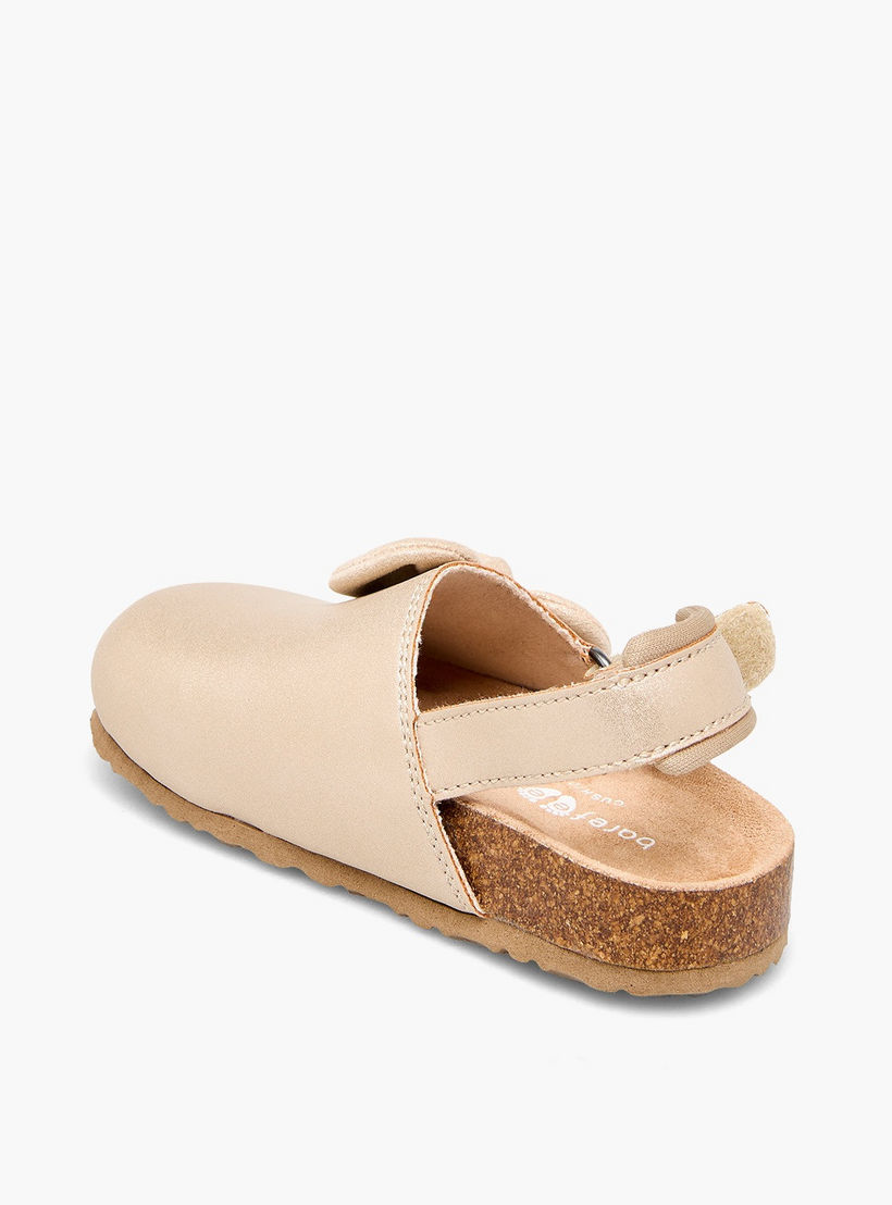 Barefeet Girls Hook & Loop Mules-girls-shoes-sandals-image-5