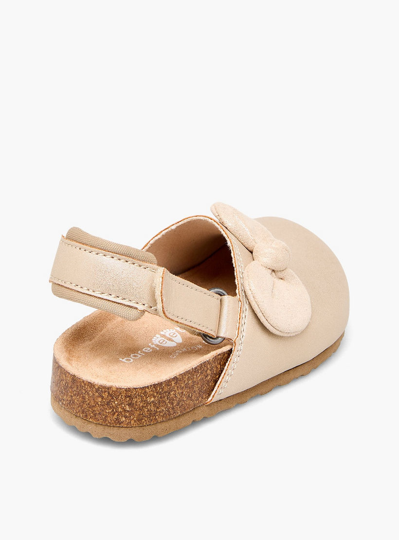 Barefeet Girls Hook & Loop Mules-girls-shoes-sandals-image-6