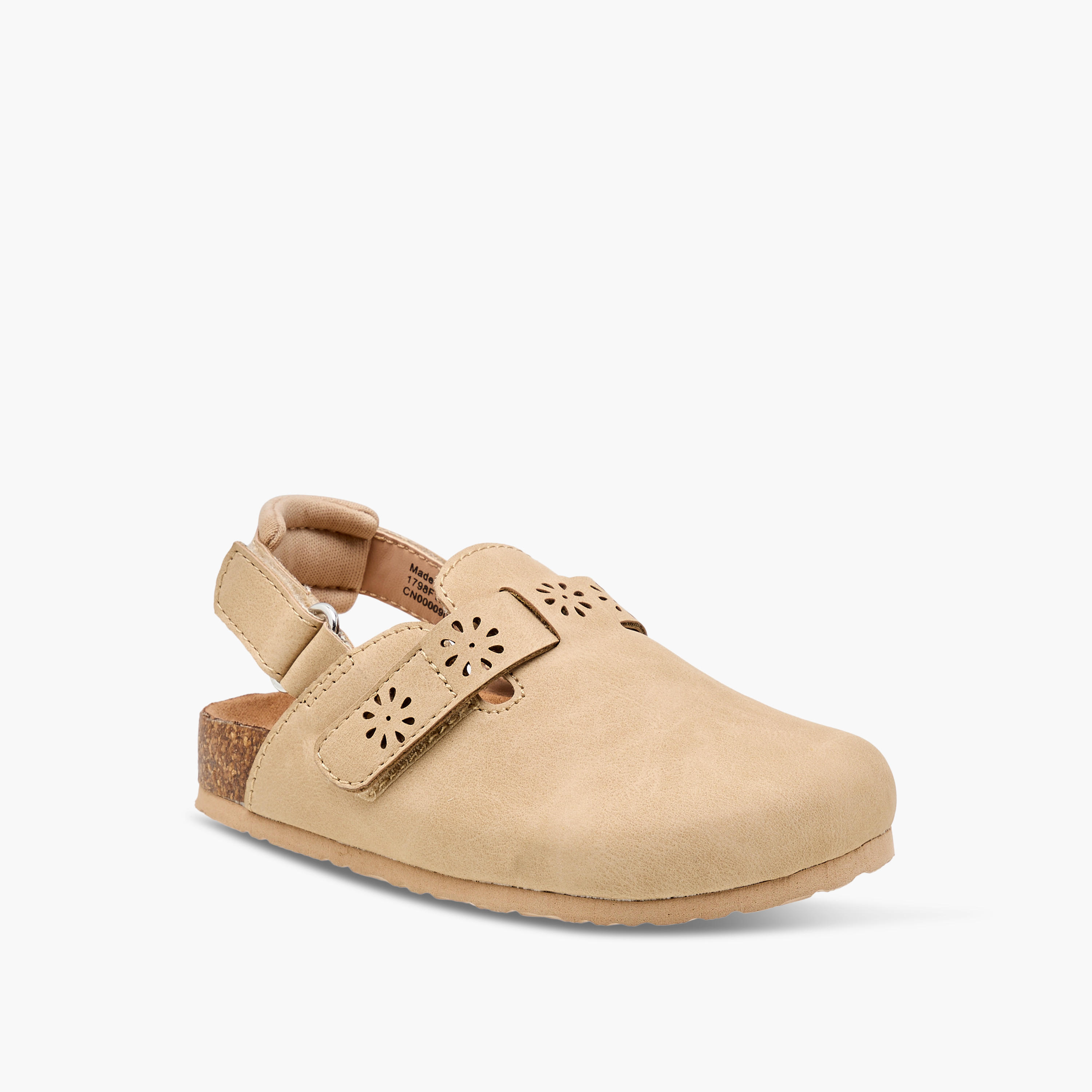 صندل بشريط إغلاق لاصق وتفاصيل مفرغة من جونيورز-girls-shoes-sandals-image-2