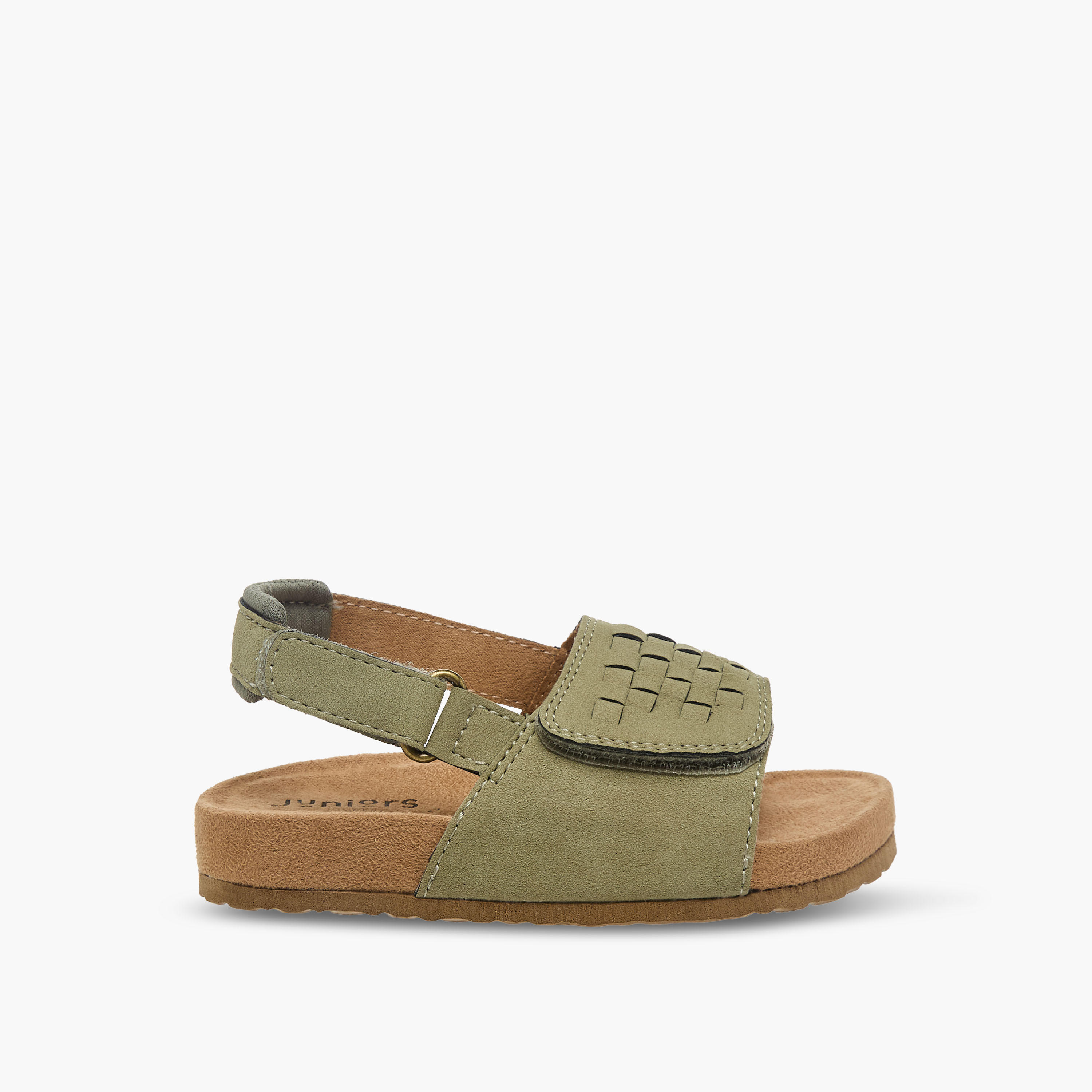 Juniors Boys Weave Detail Hook & Loop Sandals-boys-shoes-sandals-image-2