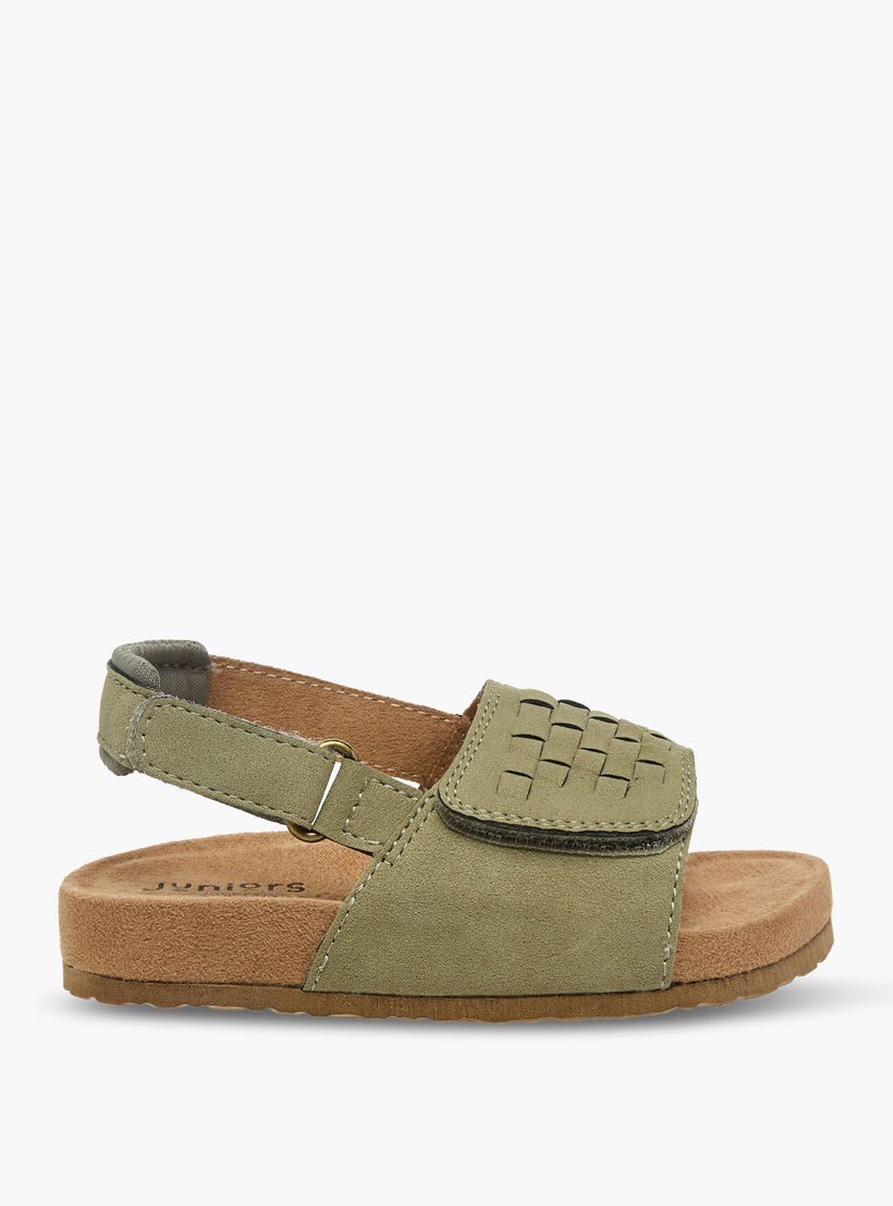 Juniors Boys Weave Detail Hook & Loop Sandals-boys-shoes-sandals-image-2