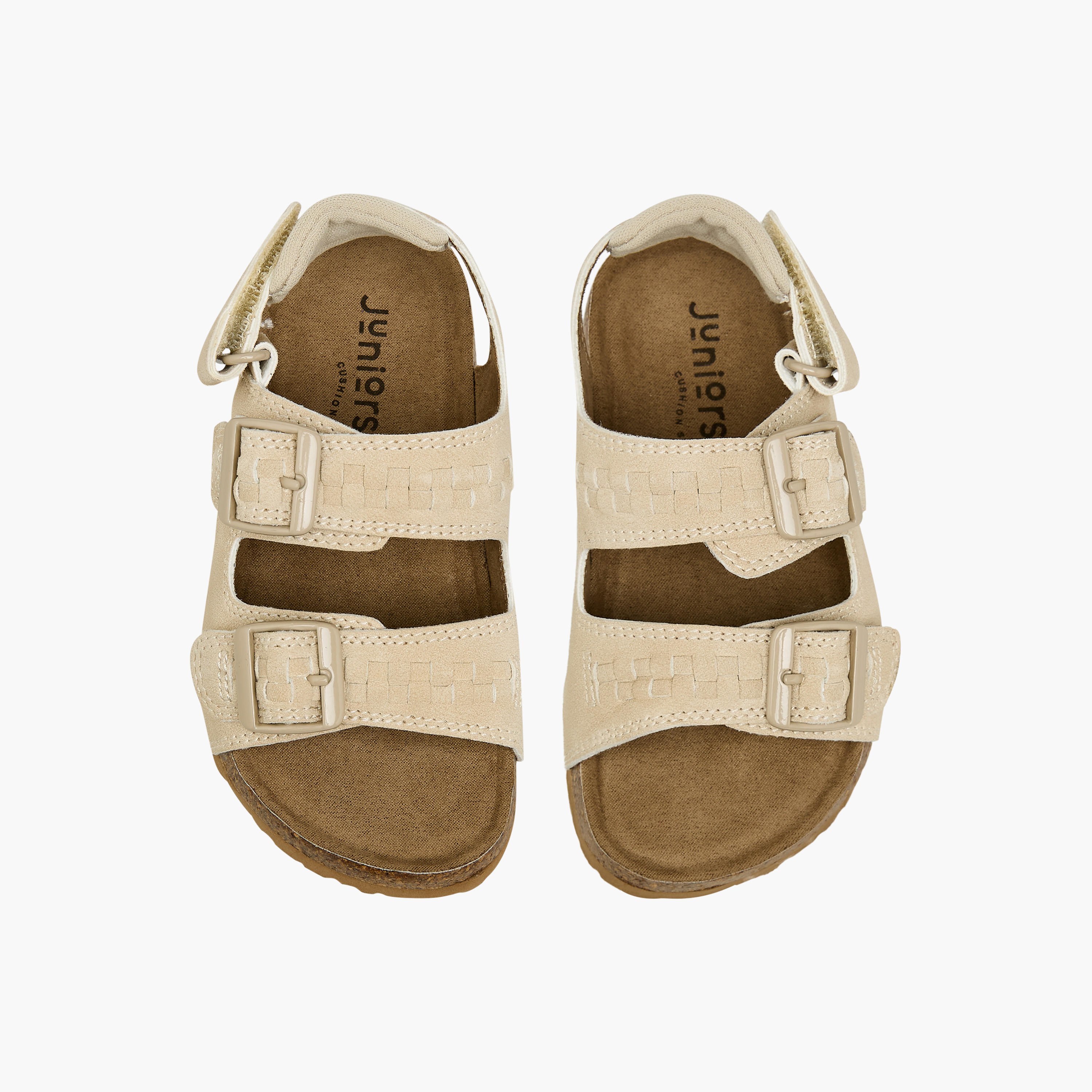 Juniors Boys Buckle Detail Hook & Loop Sandals-boys-shoes-sandals-image-1