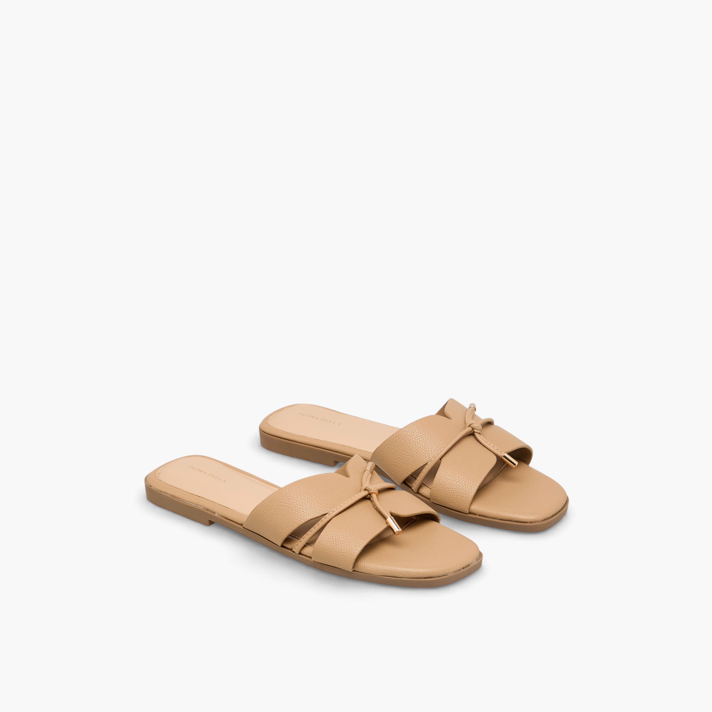 شبشب مزين بشرابة للنساء من فلورا بيلا-women-shoes-flats-sandals-image-1