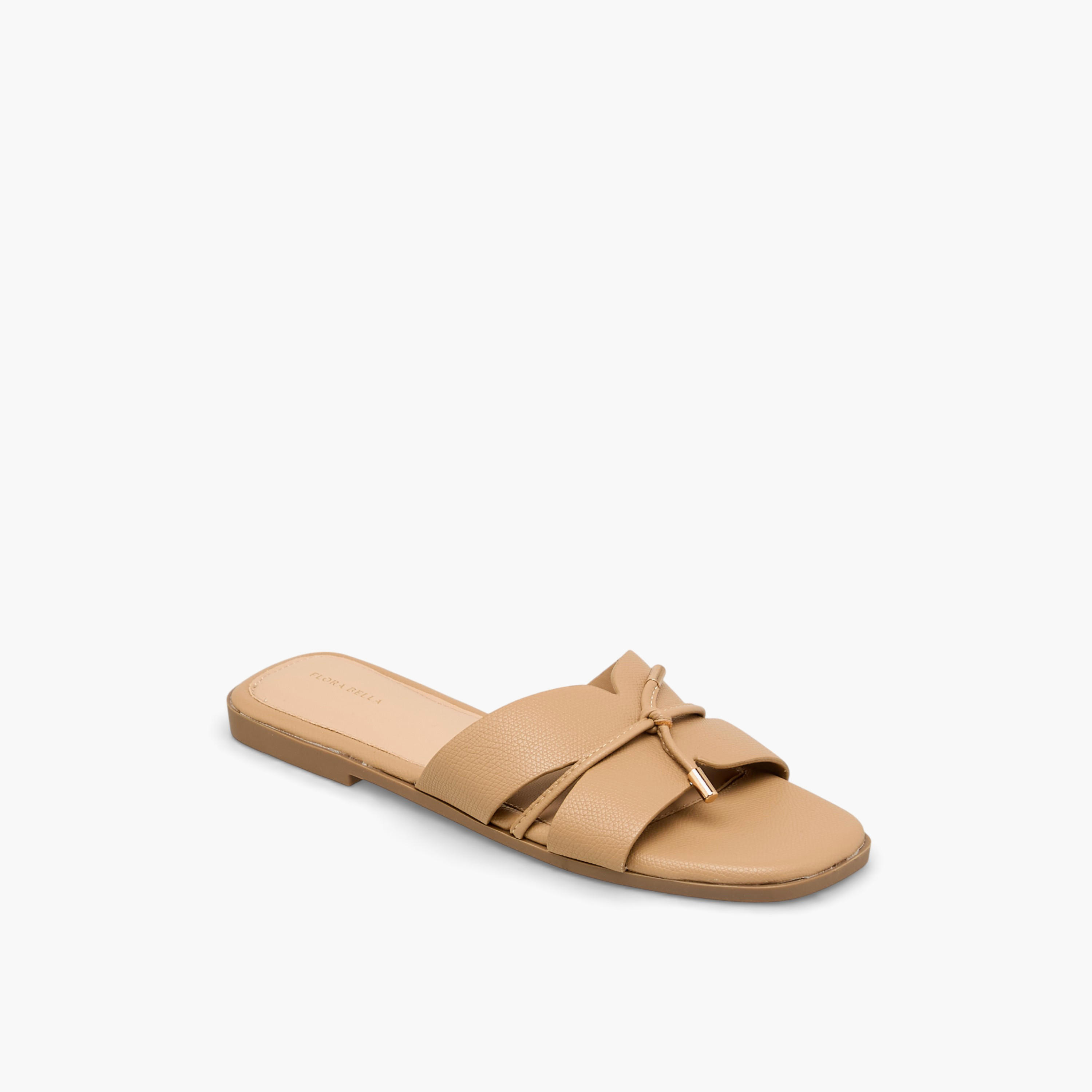 شبشب مزين بشرابة للنساء من فلورا بيلا-women-shoes-flats-sandals-image-2