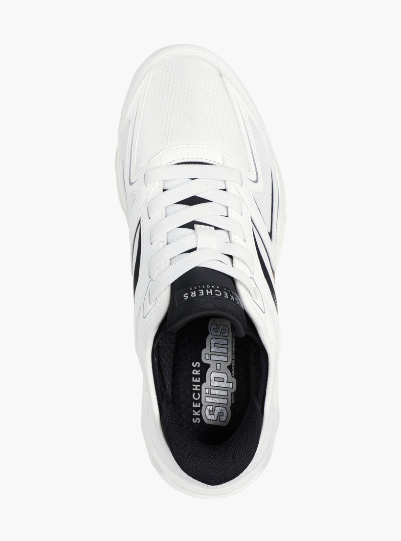 حذاء رياضي متعدد التصاميم برباط إغلاق للرجال من سكيتشرز - TRES-AIR UNO-men-shoes-sneakers-image-2