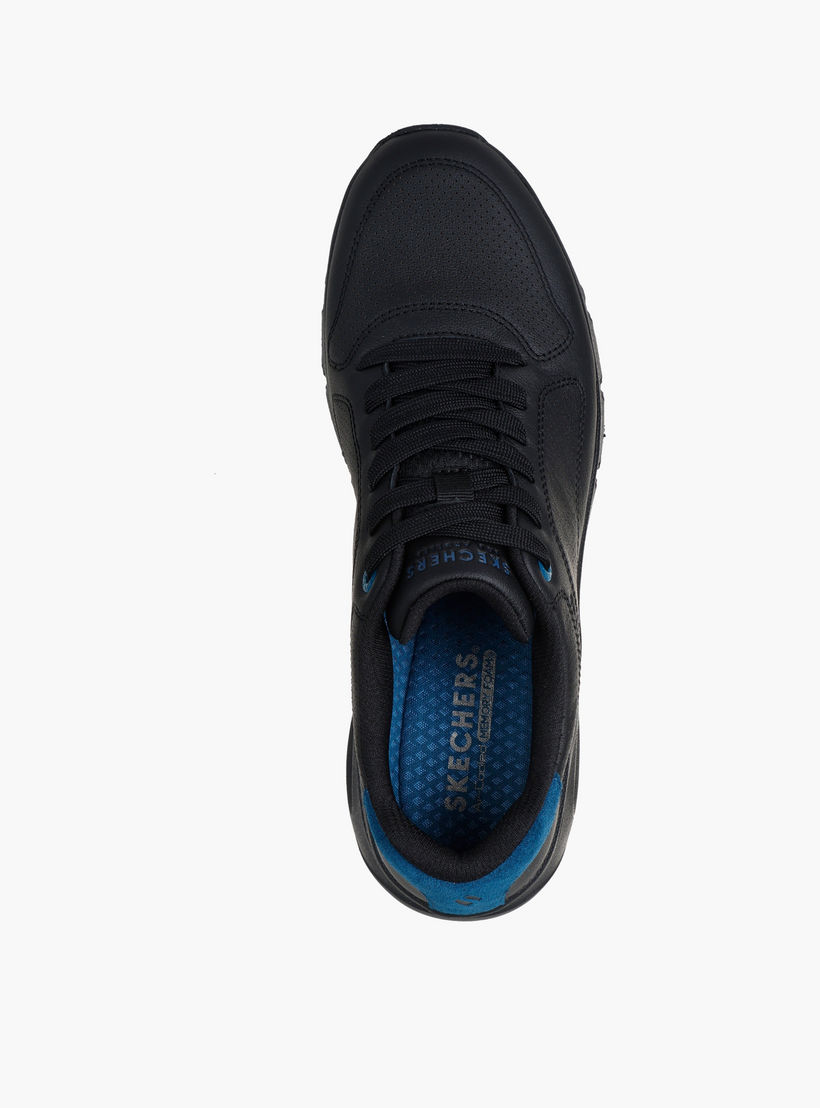 Skechers Men UNO ICON Lace-Up Leather Sports Shoes-men-shoes-sneakers-image-2