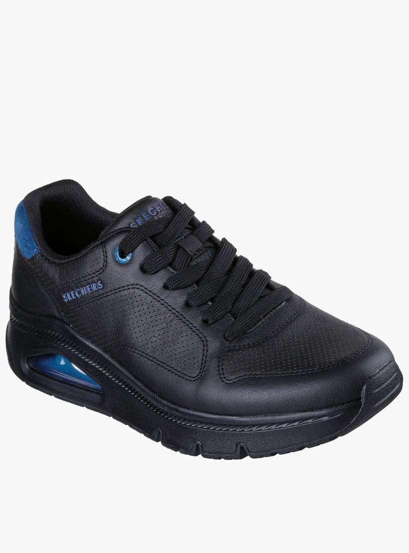 Skechers Men UNO ICON Lace-Up Leather Sports Shoes-men-shoes-sneakers-image-4