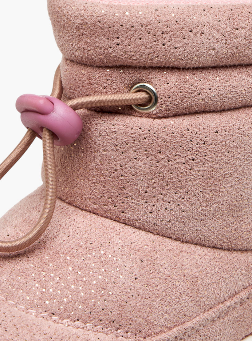 Barefeet Panelled Ankle Boots with Zip Closure-girls-shoes-boots-image-6