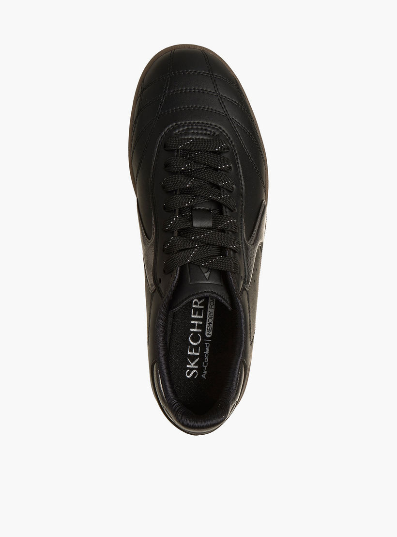 Skechers Women HOTSHOT Lace-Up Ankle Sneakers - 185252-BKSL-sports-women-shoes-image-2