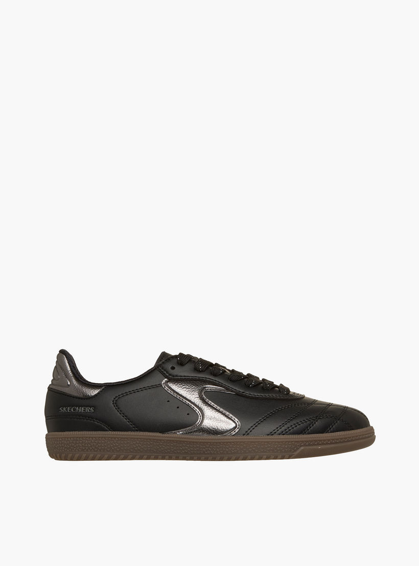 Skechers Women HOTSHOT Lace-Up Ankle Sneakers - 185252-BKSL-sports-women-shoes-image-3