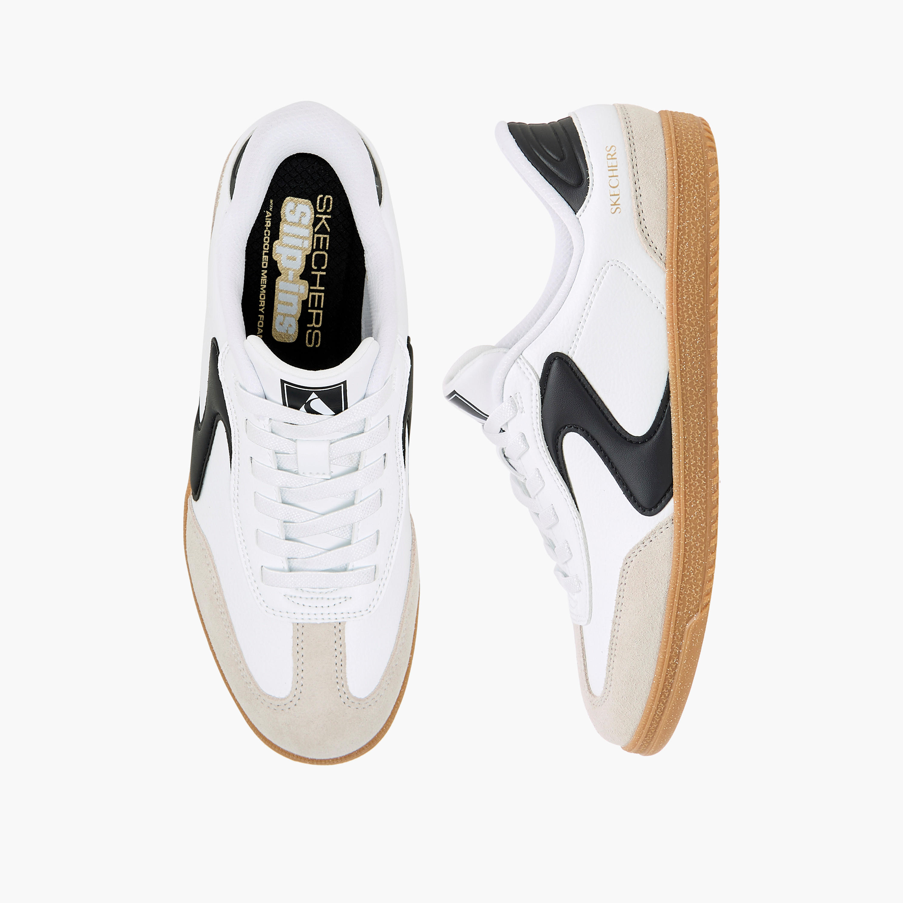 حذاء سنيكرز هوت شوت طول الكاحل برباط للنساء من سكيتشرز-women-shoes-sneakers-image-1