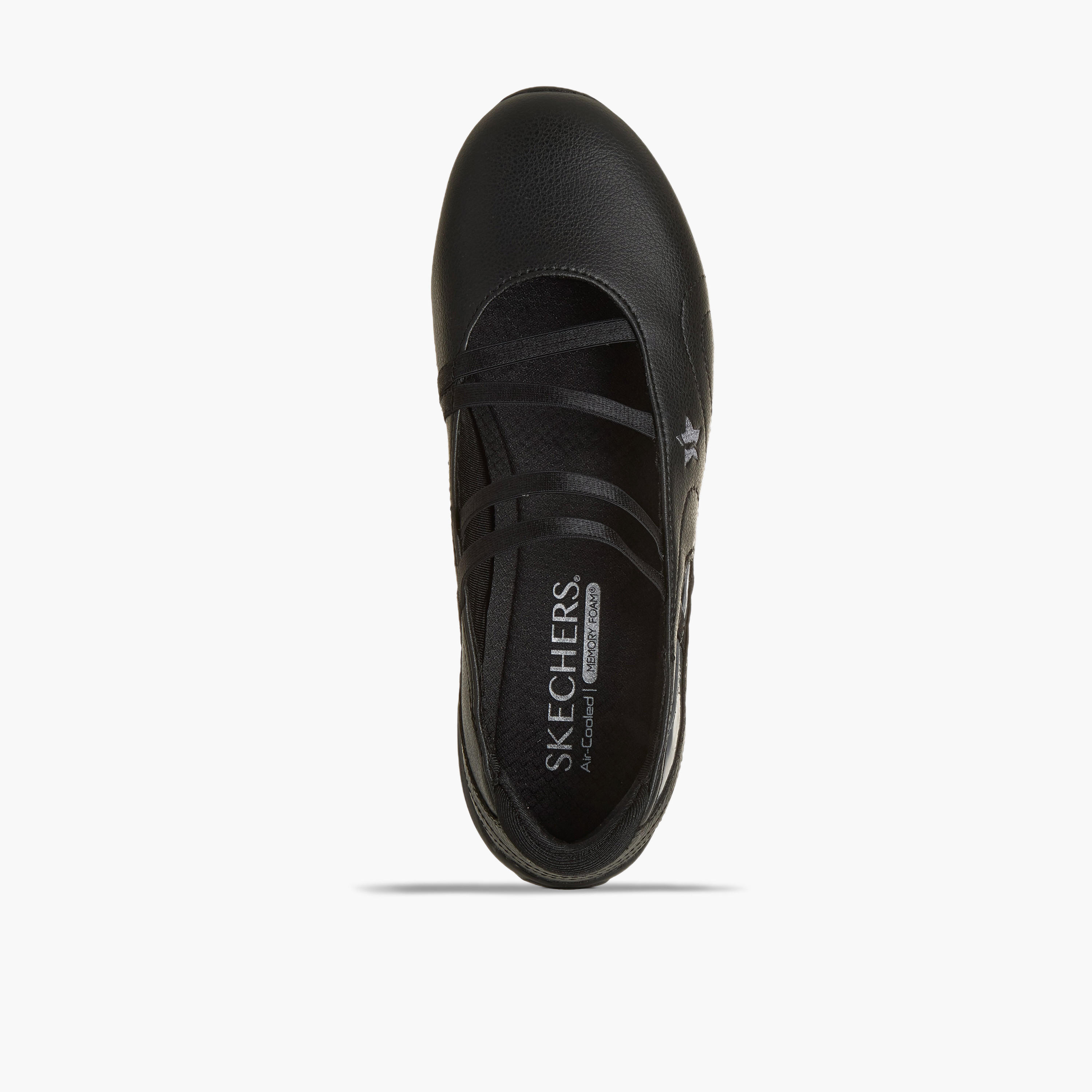 Skechers Women Court Racer Elastic Strap Mary Jane Shoes-women-shoes-ballerinas-image-3